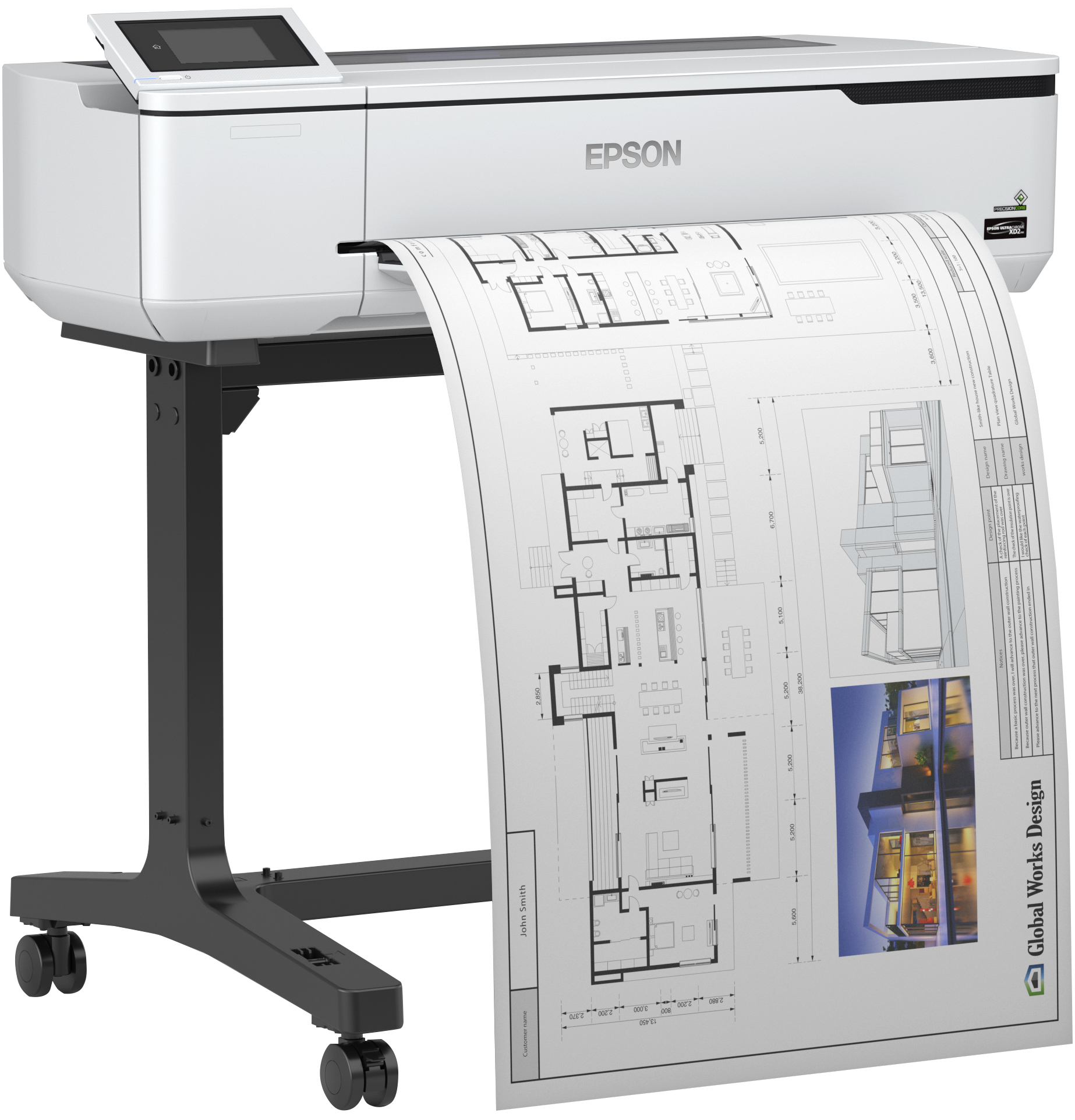 Epson SureColor SC T3100 Tinten Grossformatdrucker Drucker & Scanner