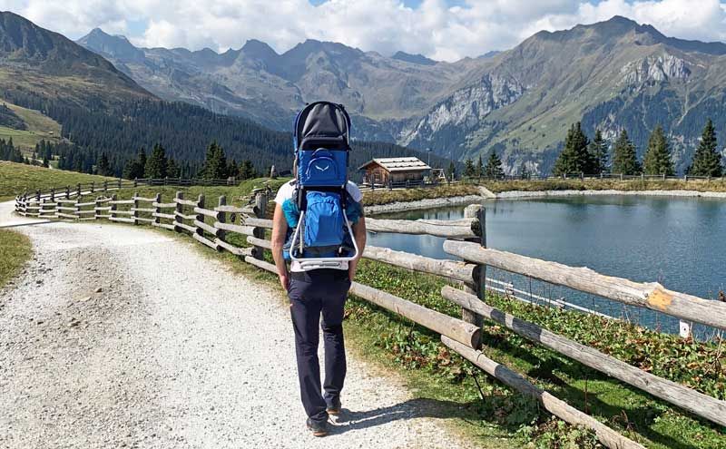 SALEWA Kindertrage KOALA II  blau Taschen & Rucksaecke