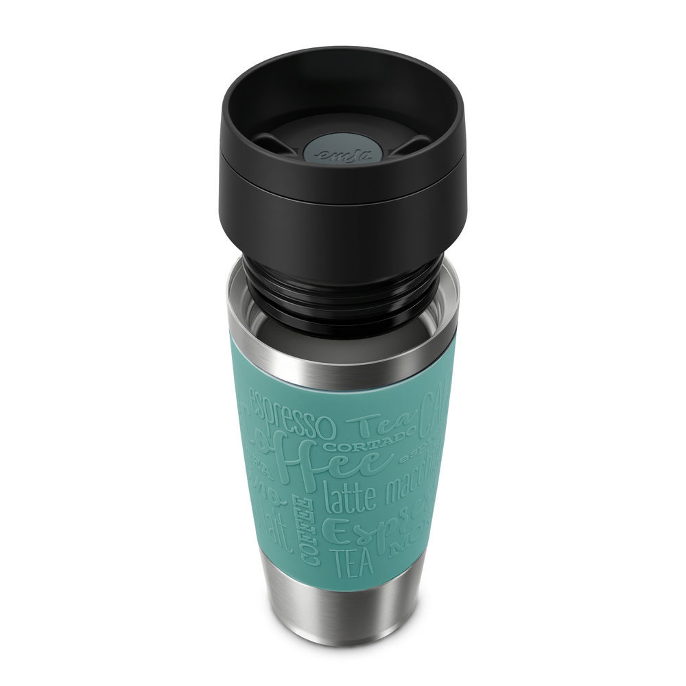Emsa Isolierbecher Travel Mug  0 36 Liter  petrol Zubehoer Kaffeemaschinen