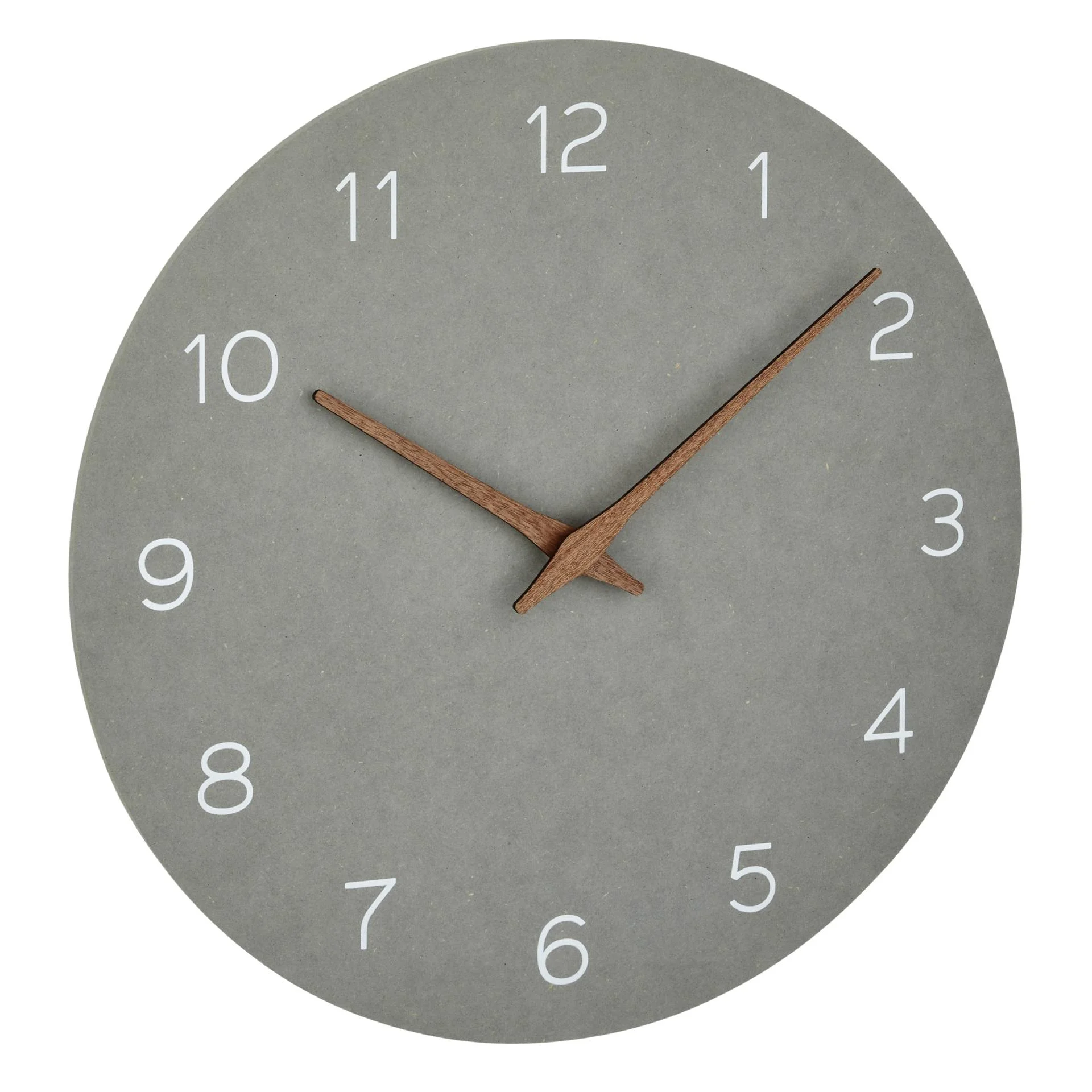 TFA Dostmann TFA 60 3054 10 Analoge Wanduhr betongrau Uhren