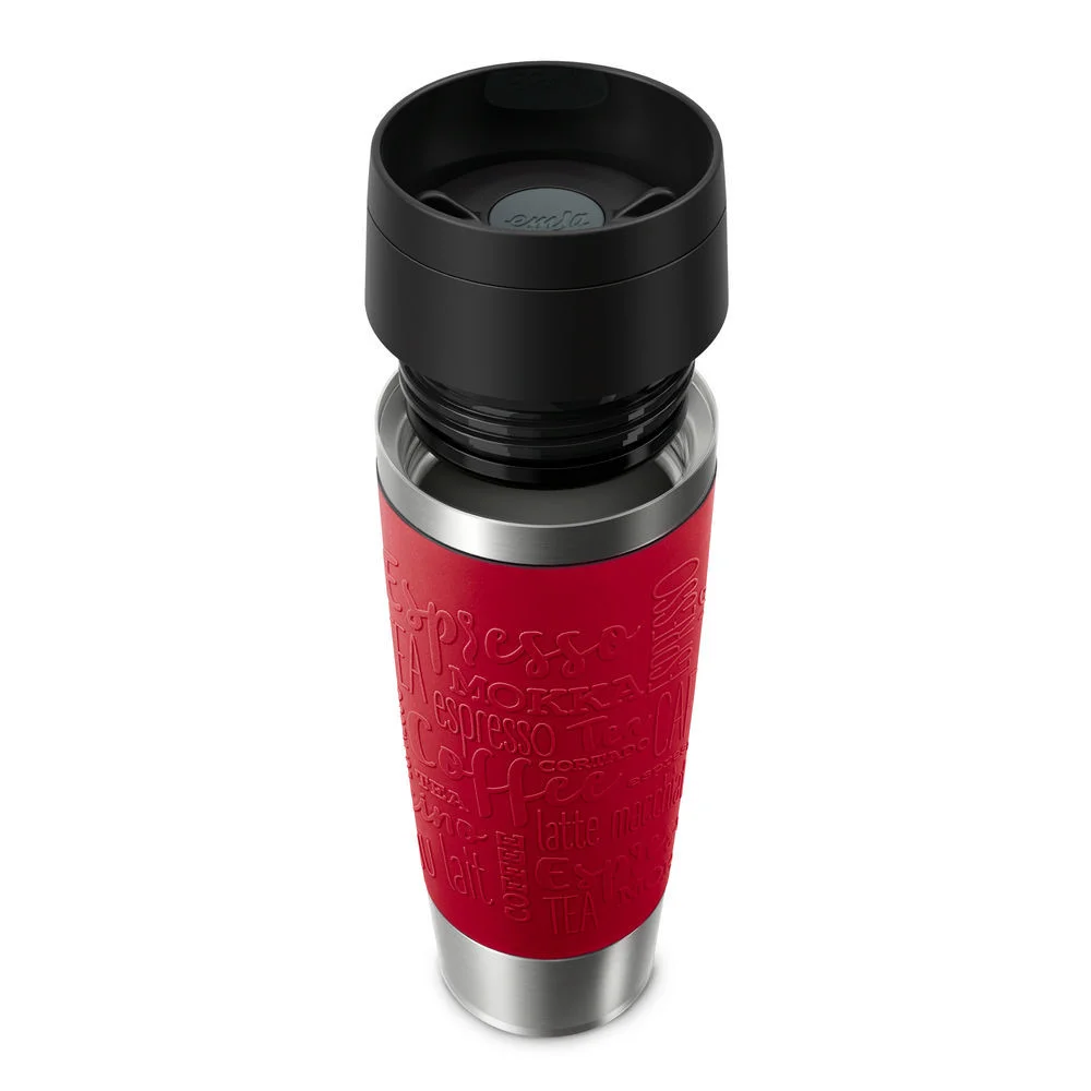 Emsa Isolierbecher Travel Mug  0 5 Liter  rot Zubehoer Kaffeemaschinen