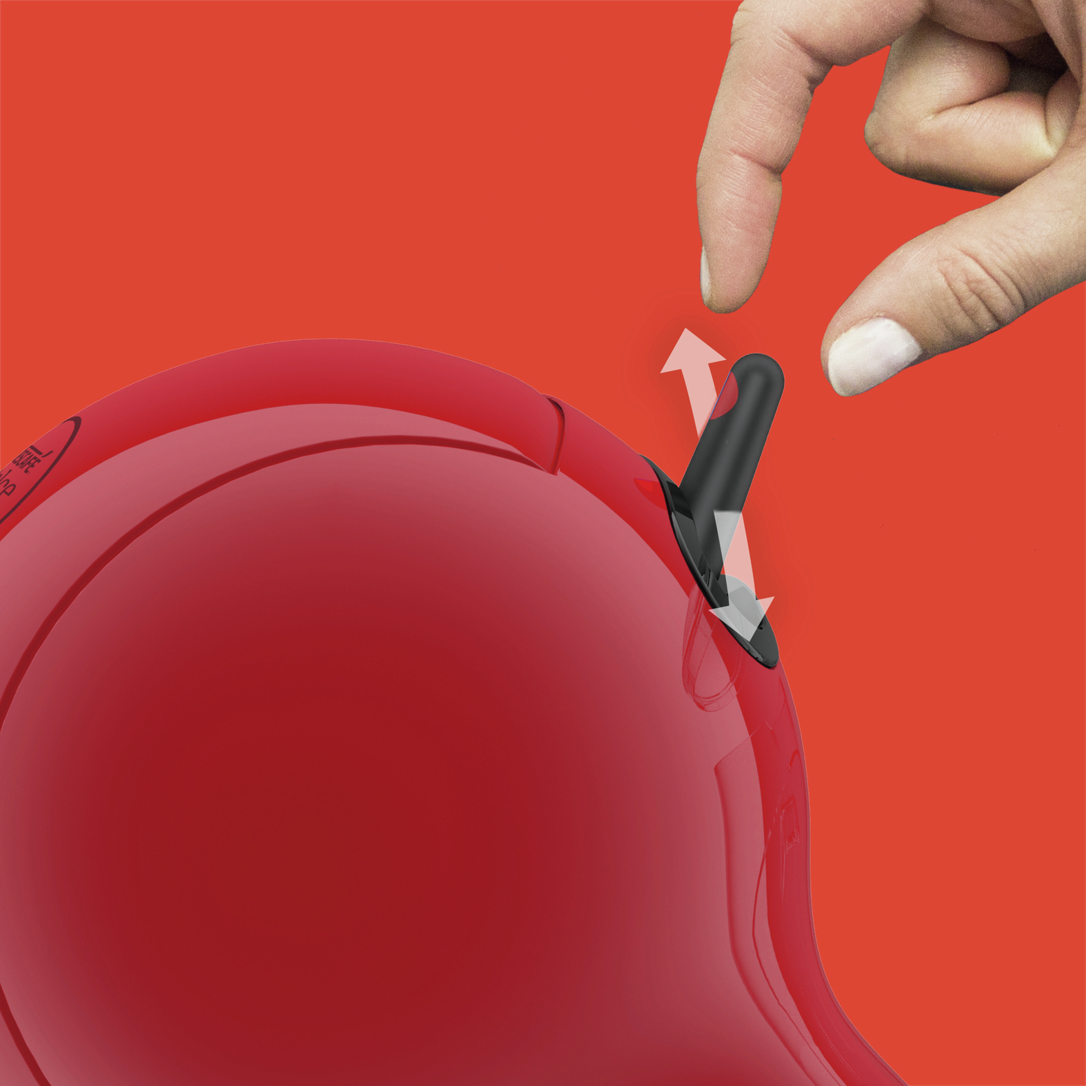 Krups KP 1A35 Piccolo XS Dolce Gusto rot schwarz Kapselmaschinen