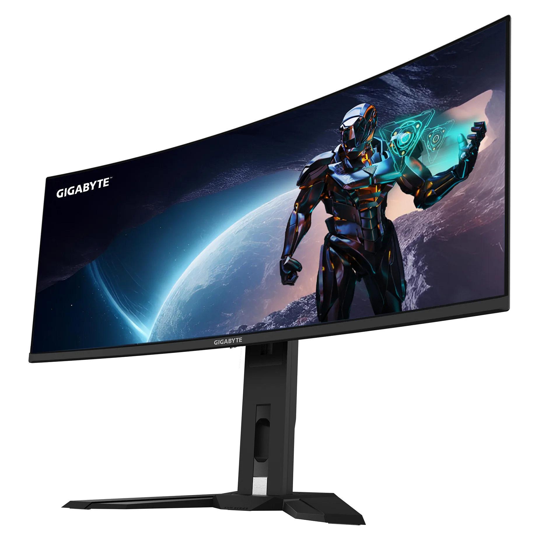 GIGABYTE OLED WQHD Curved Gaming Monitor MO34WQC2   34 Zoll  3440 x 1440  240Hz  0 03ms  KVM  250 cd m   FreeSync Premium Pro  DisplayHDR True Black 400  HDMI 2 1  Displayport 1 4 Monitore