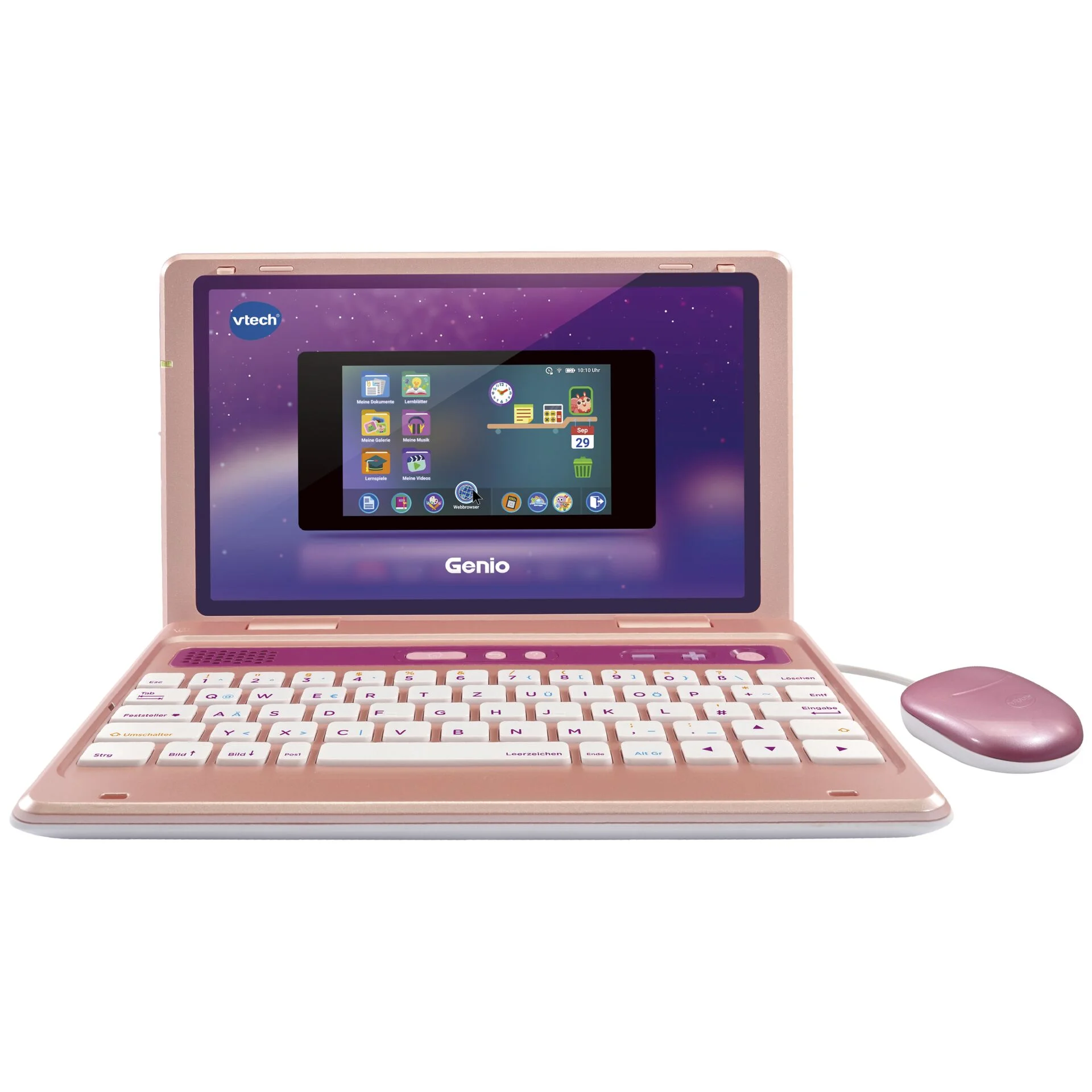 VTech Genio Lernlaptop pink Elektronikspielzeug
