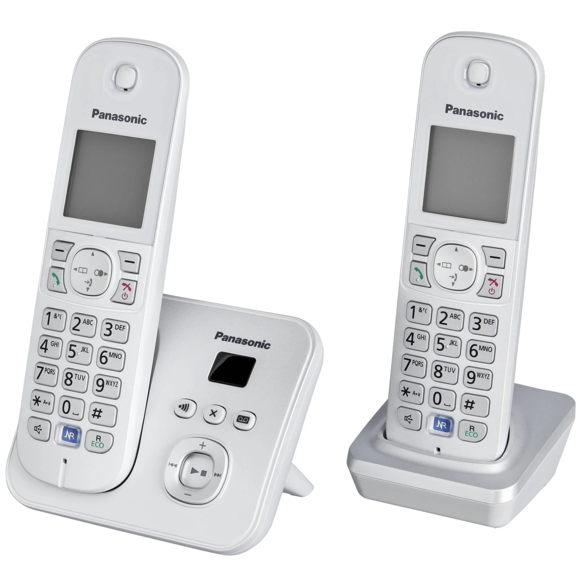 Panasonic KX TG6822GS perlsilber Telefon