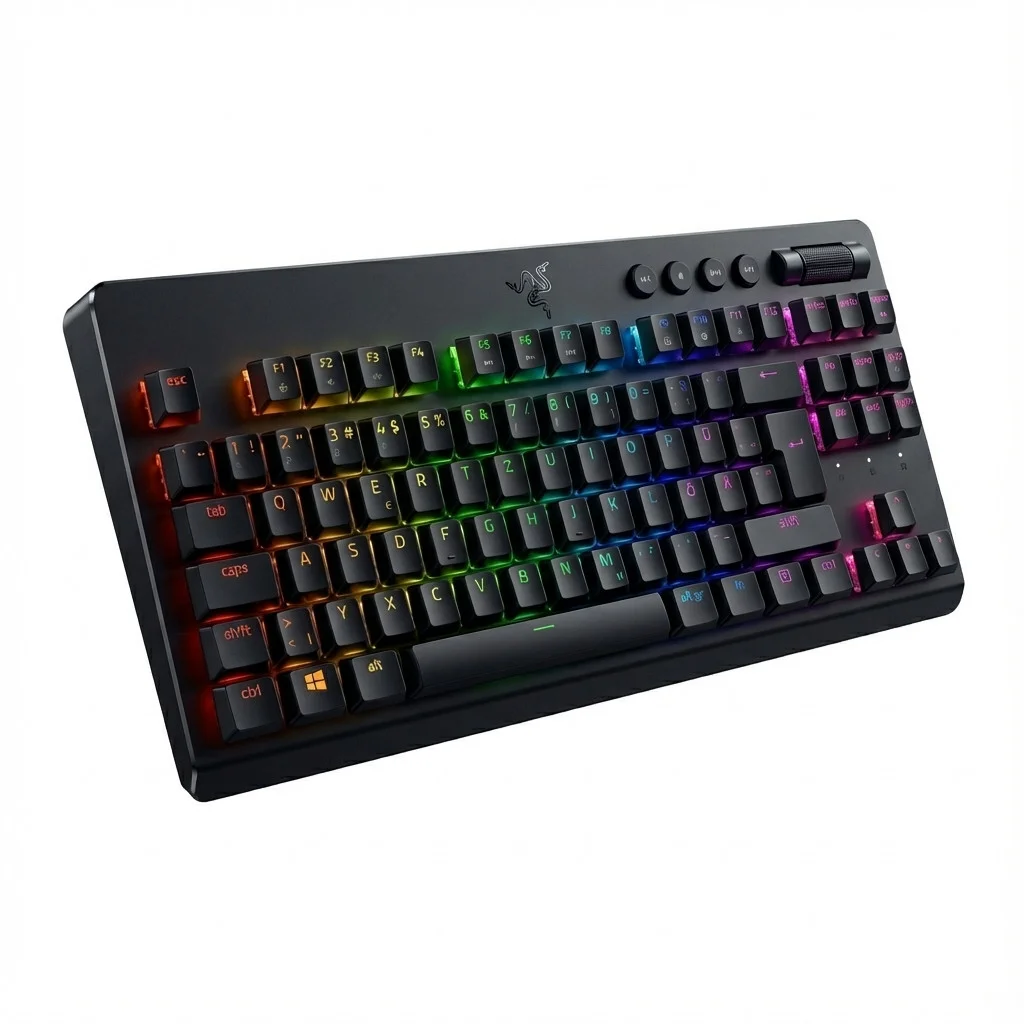 Razer BlackWidow V4 Low profile Tenkeyless HyperSpeed orange Switch german Layout Tastaturen & Maeuse