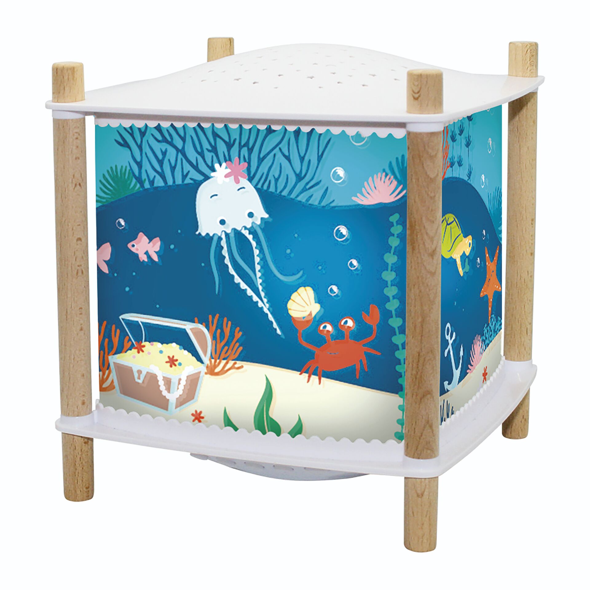 Trousselier Magisches Nachtlicht mit Musik  Ozean Wohnaccessoires