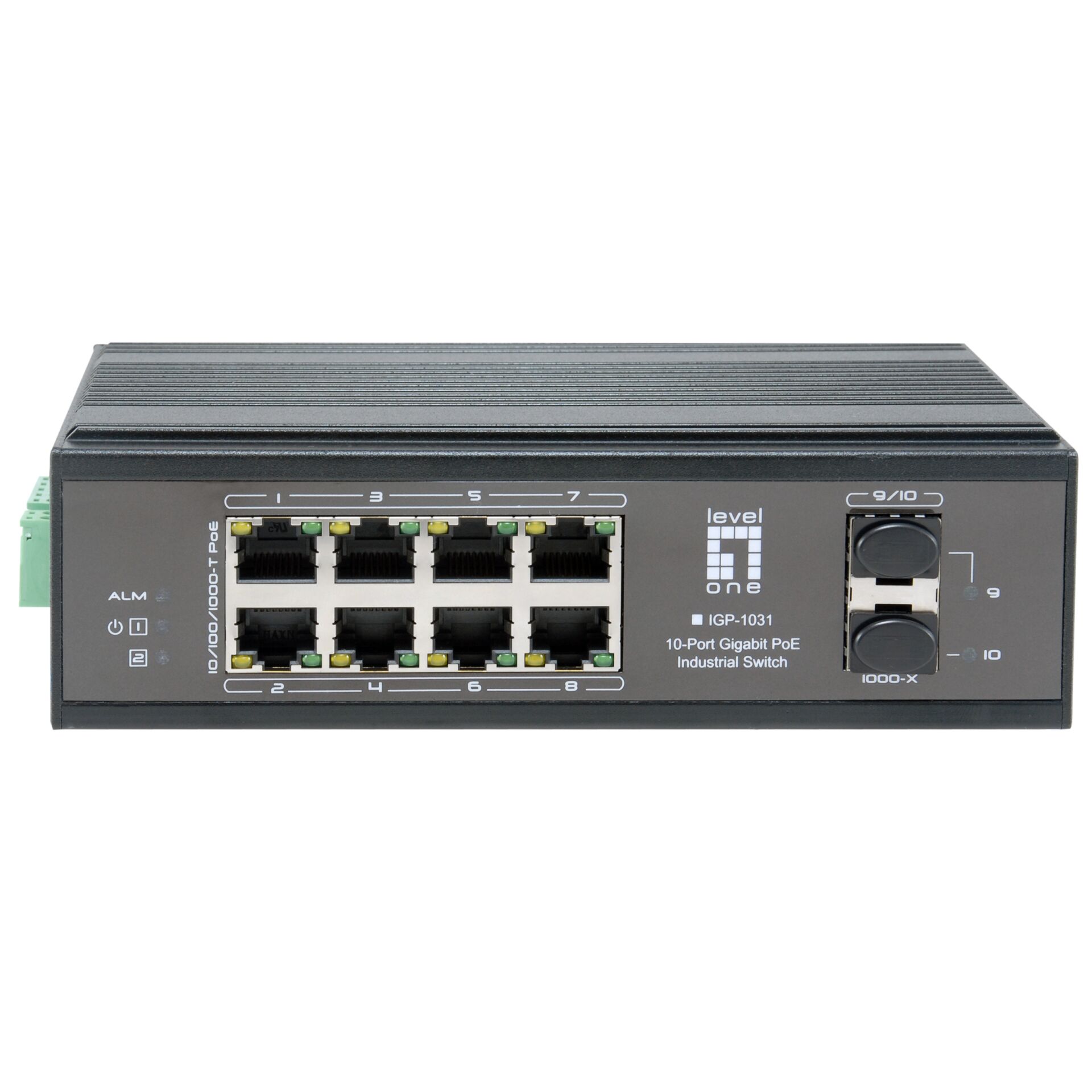 LevelOne IGP 1031 Netzwerk Switch Gigabit Ethernet  10 100 1000  Power over Ethernet  PoE  Schwarz Switches Netzwerk