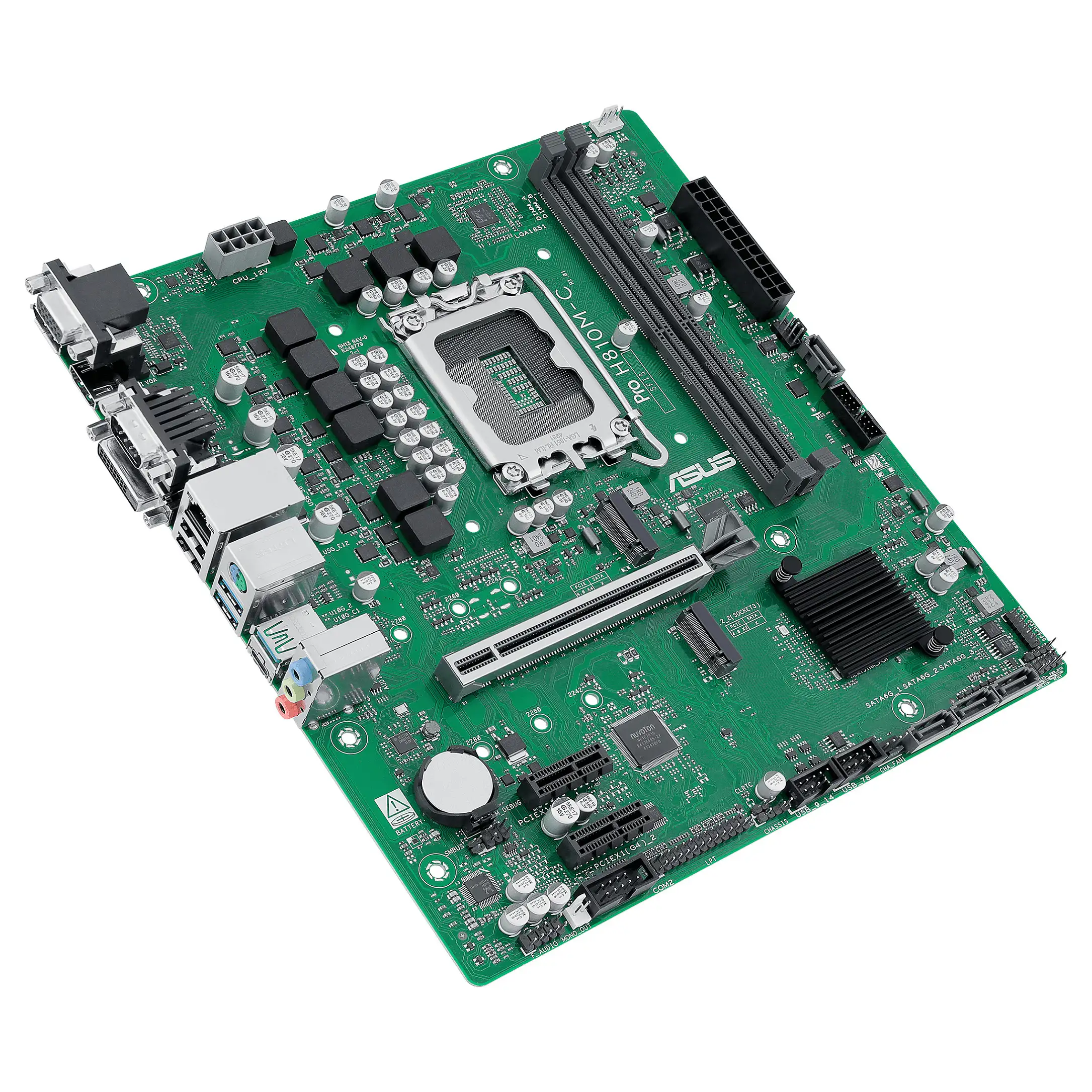 ASUS PRO H810M C CSM Intel H810 LGA 1851  Socket V1  micro ATX PC-Komponenten