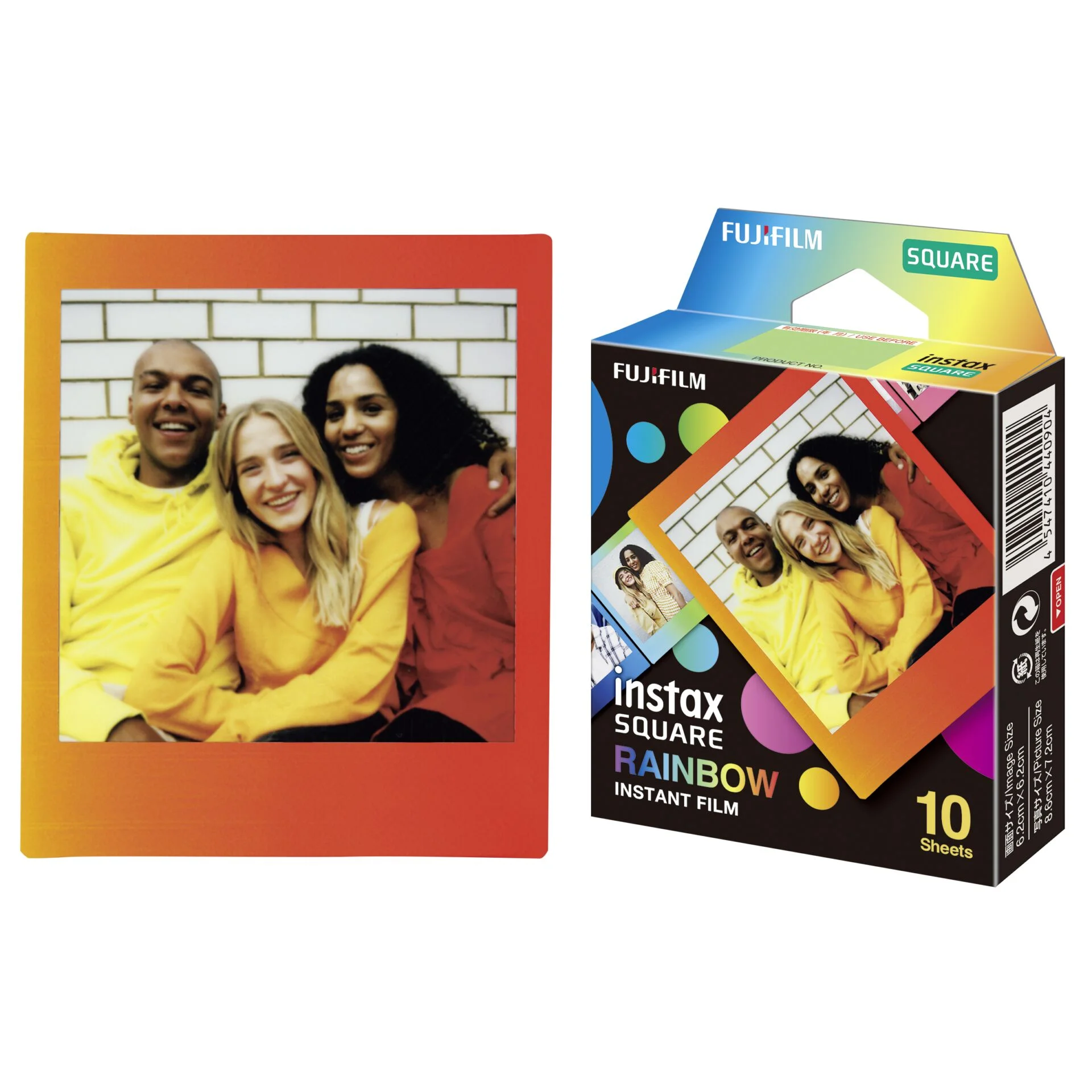 Fujifilm 1 instax Square Film Rainbow Kamera & Foto