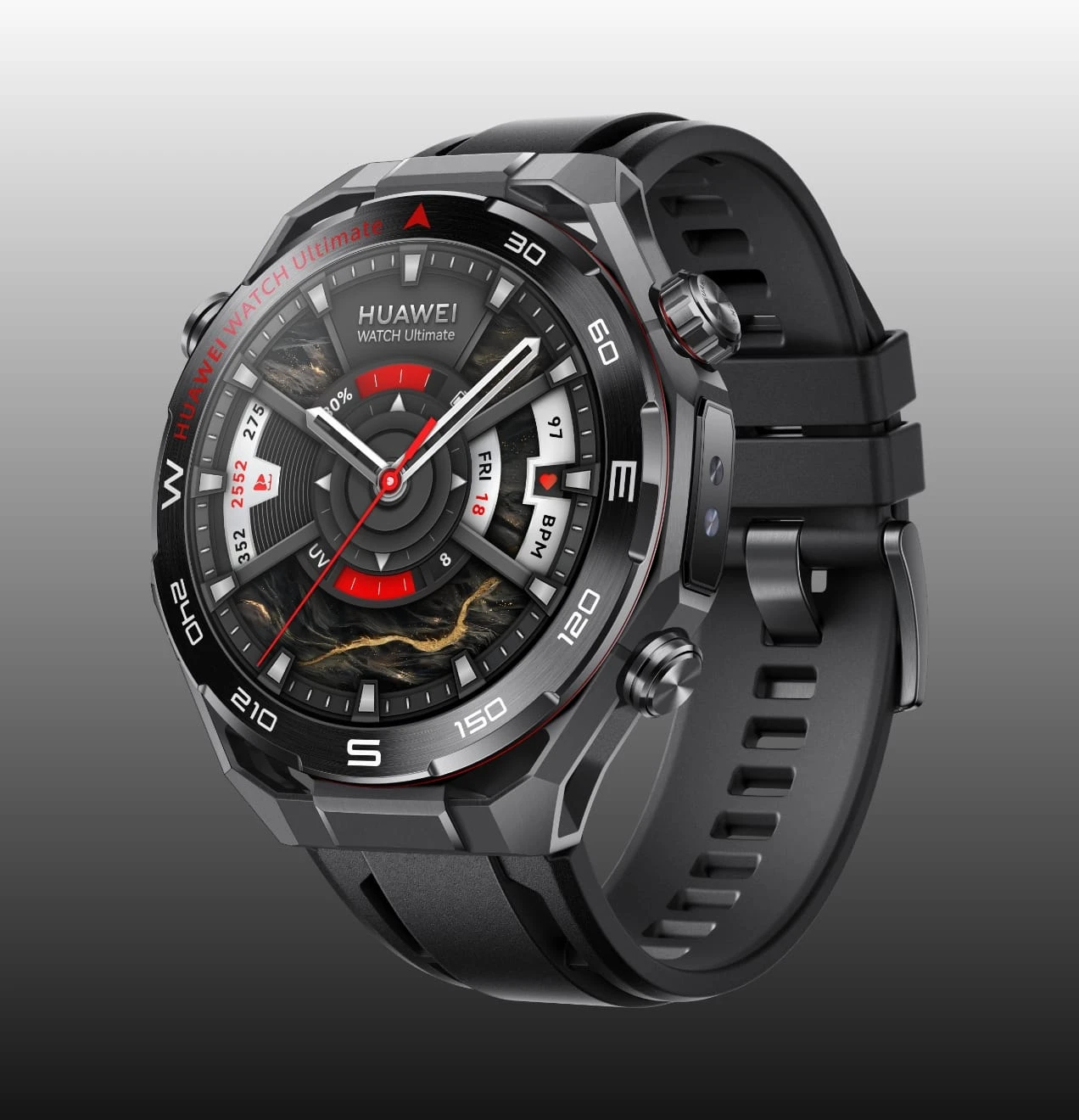 HUAWEI WATCH Ultimate 2  March B19  Black Fluoroelastomer Stra Smartwatches & Fitnesstracker