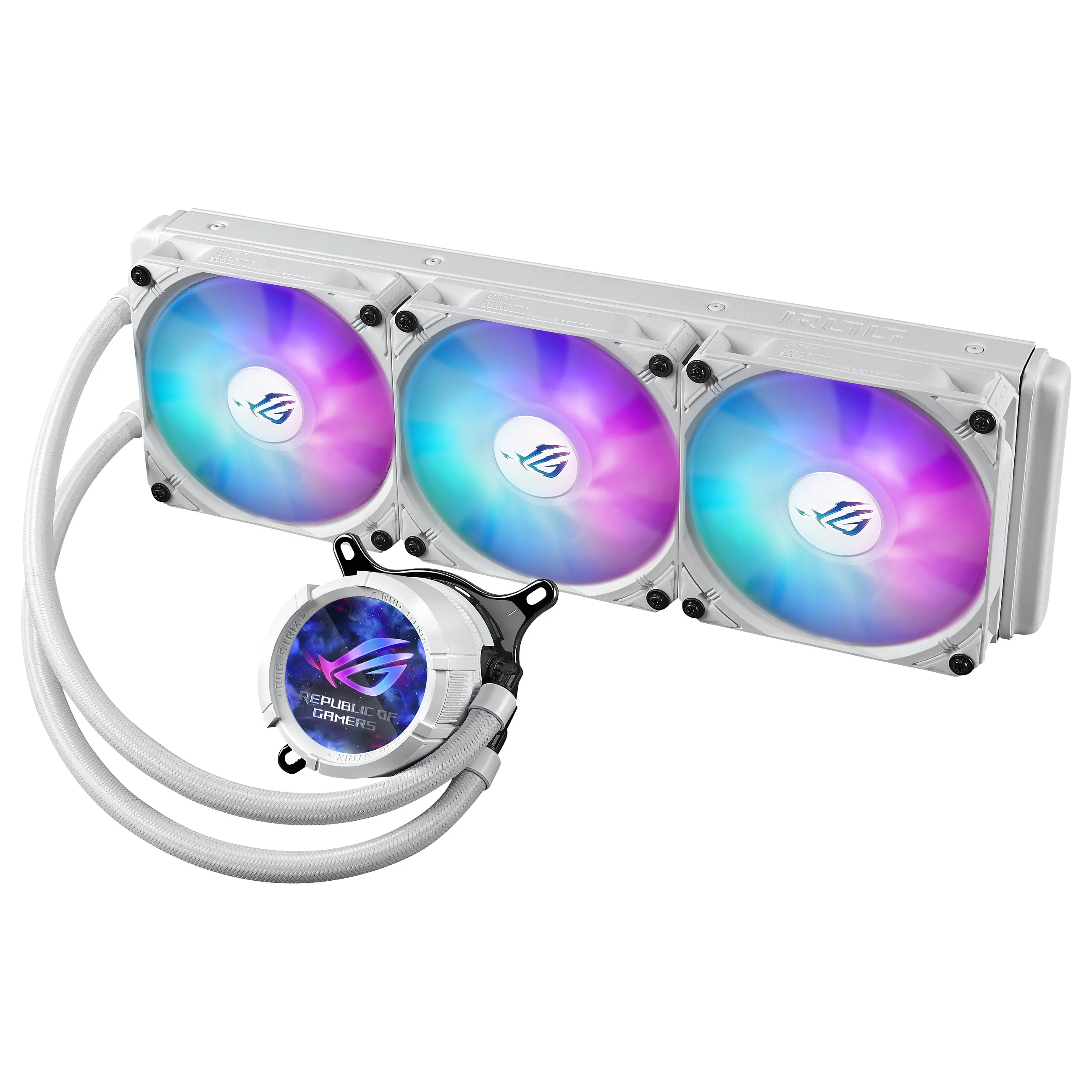 ASUS k  wak rog strix lc iii 360 argb lcd wht PC-Zubehoer