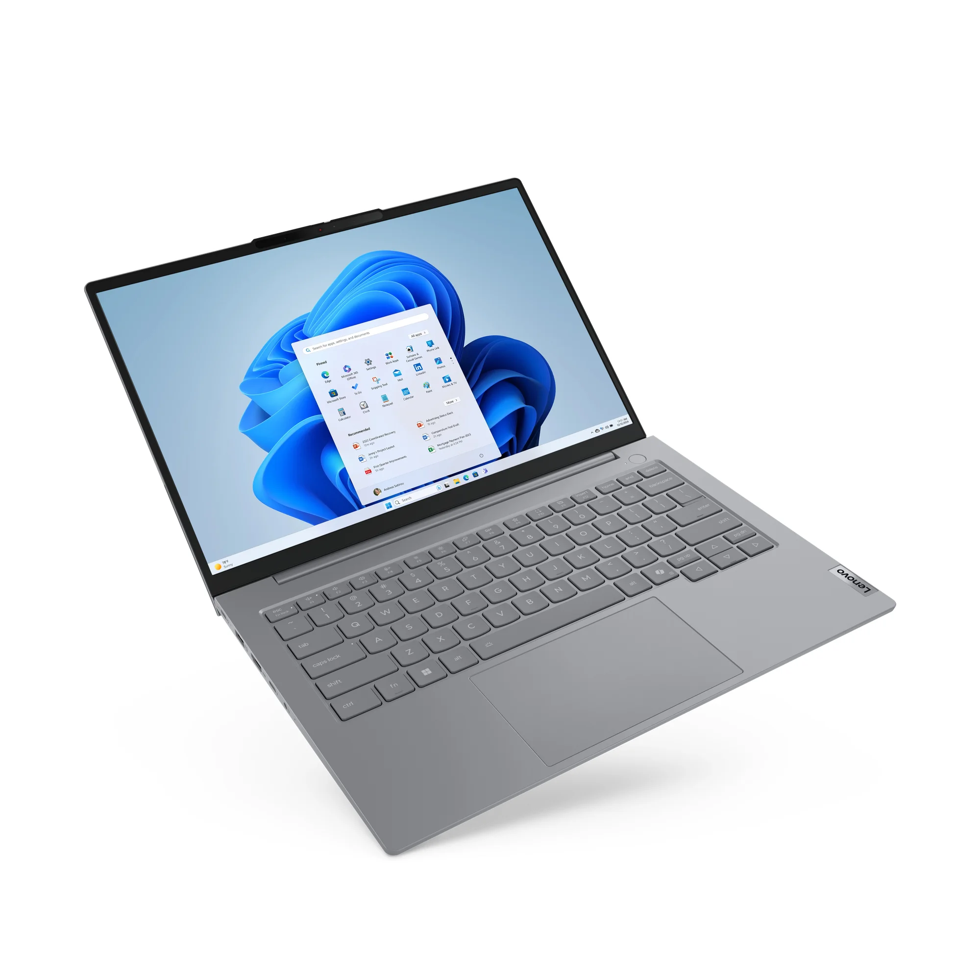 Lenovo ThinkBook 14 G8 IAL Intel Core Ultra 5 225U Laptop 35 6 cm  14   WUXGA 16 GB DDR5 SDRAM 512 GB SSD Wi Fi 6E  802 11ax  Windows 11 Pro Deutsch Grau Notebooks & E-Book Reader
