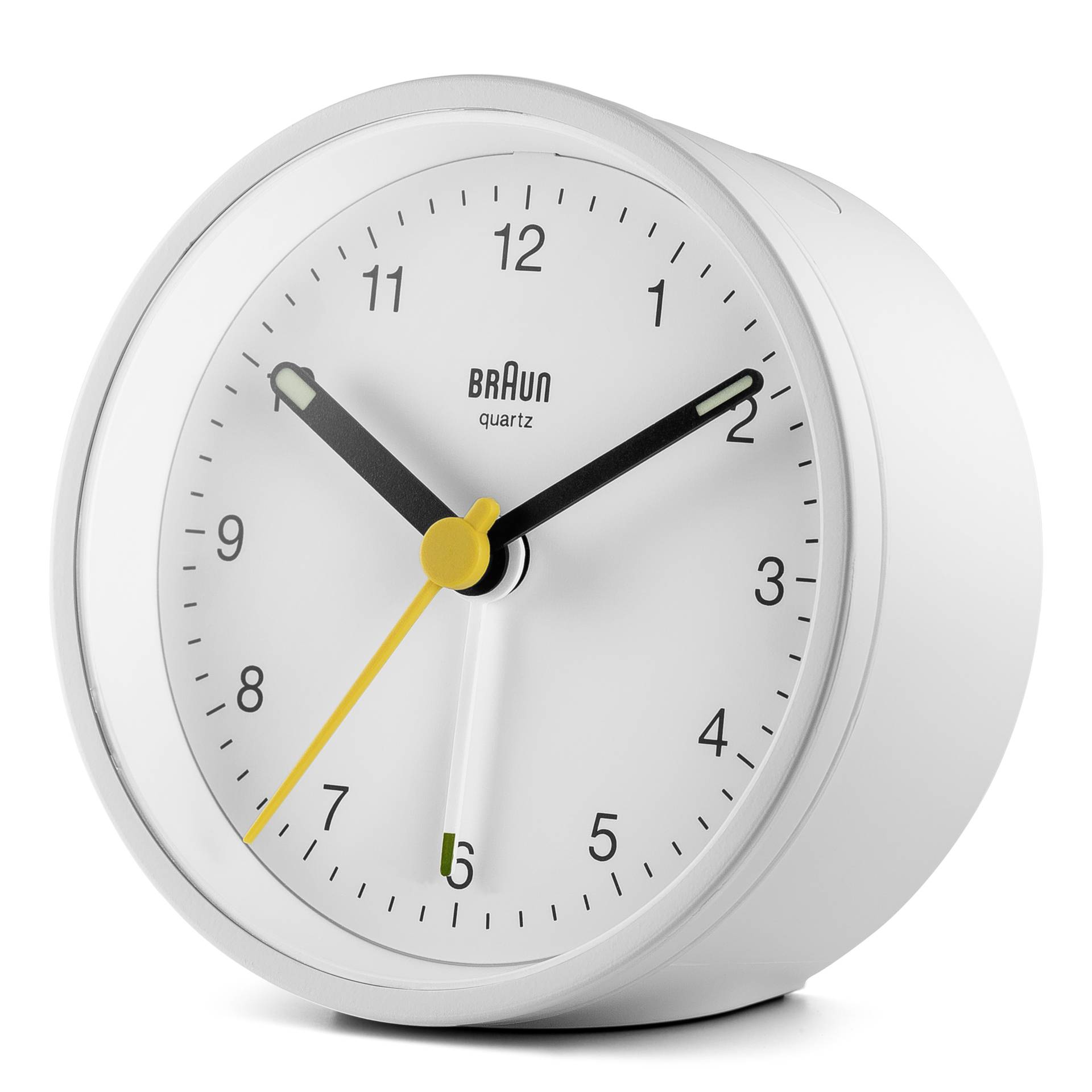 Braun BC12W Quarzwecker Weiss Uhren