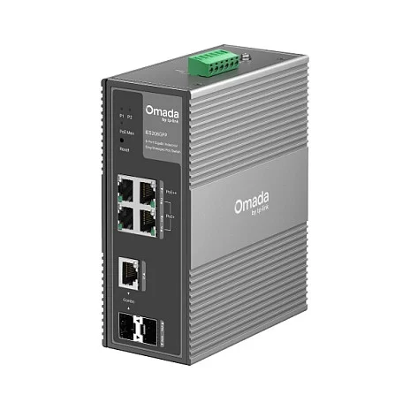 TP Link IES206GPP Netzwerk Switch Managed Gigabit Ethernet  10 100 1000  Power over Ethernet  PoE  Schwarz Switches