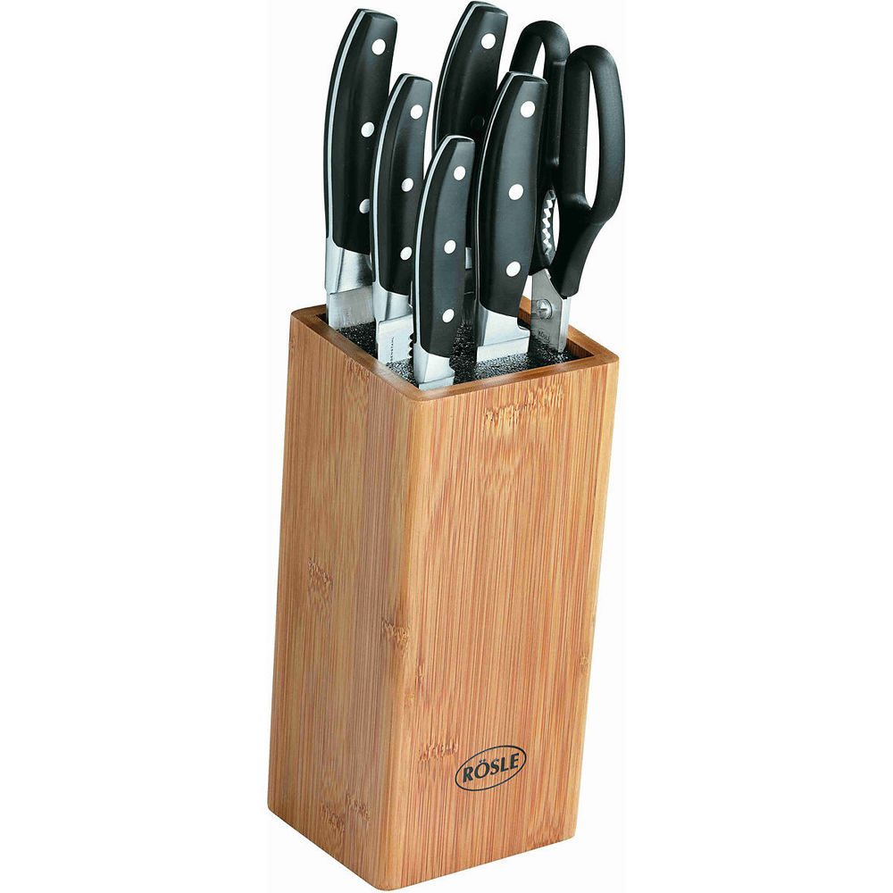 Roesle Messerblock Cuisine  7 tlg  Besteck & Aufbewahrung