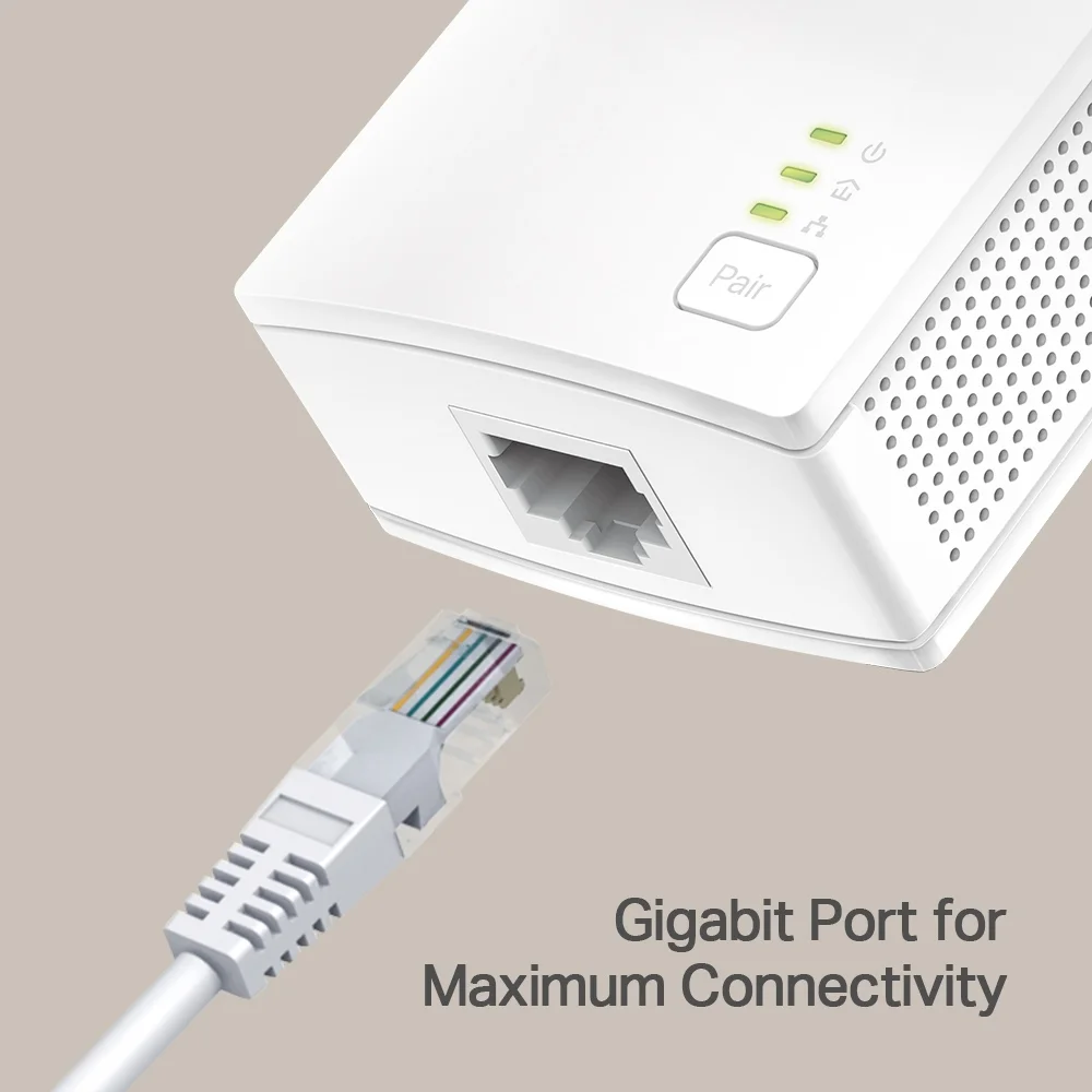 TP Link AV1000 Gigabit Powerline Starter Kit Netzwerk