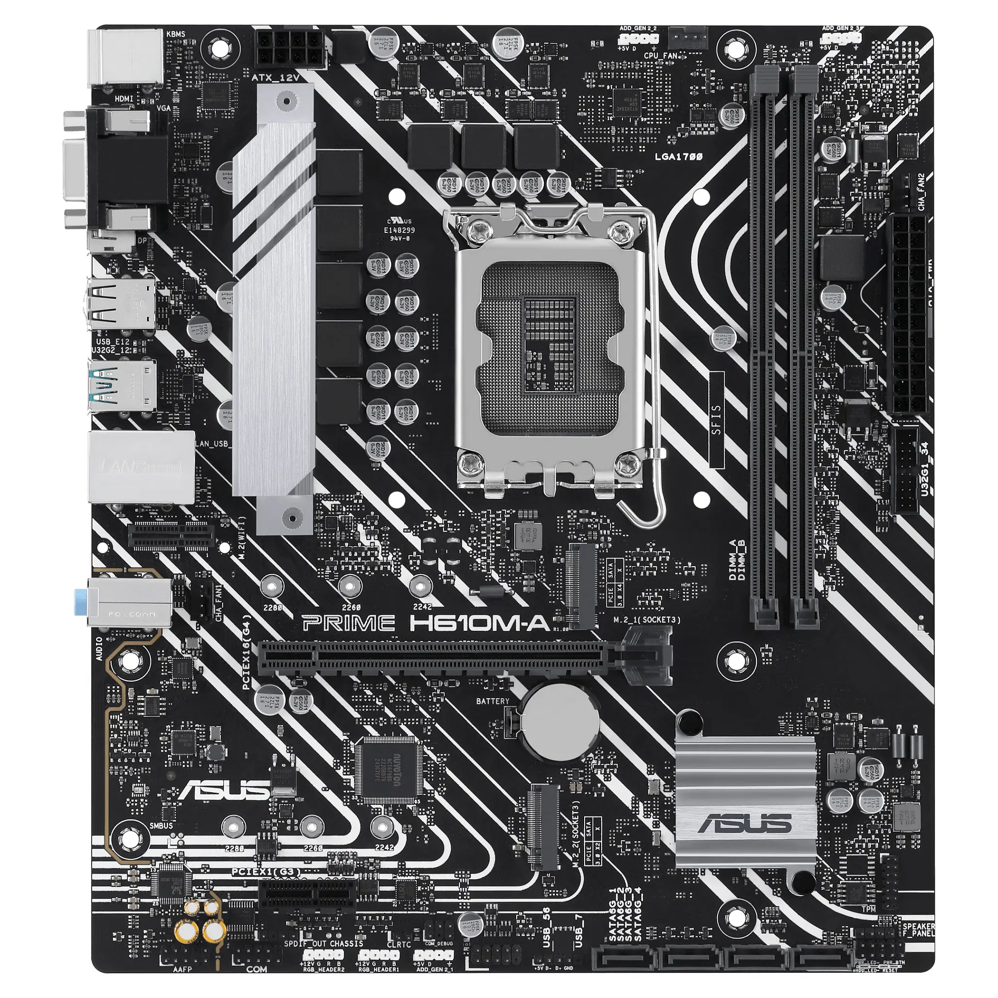 ASUS PRIME H610M A CSM Intel H610 LGA 1700 micro ATX PC-Komponenten