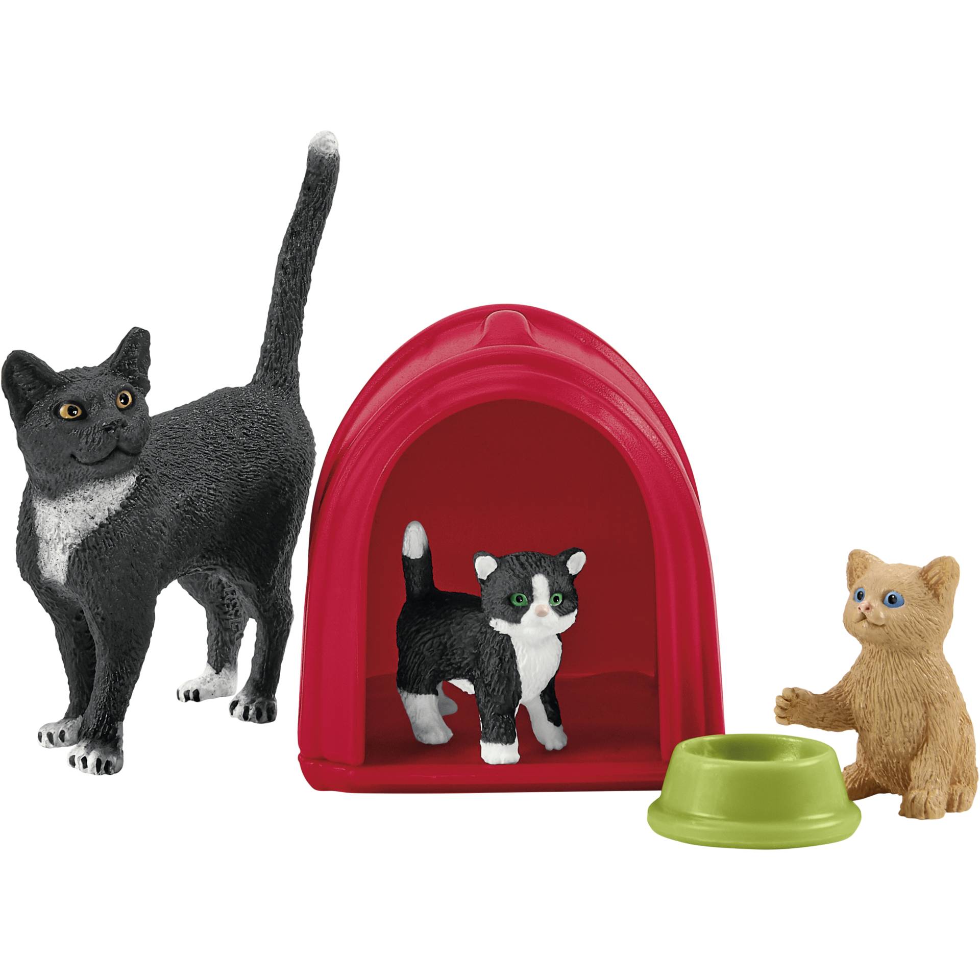 Schleich Farm World 42501 Spielspass fuer niedliche Katzen Spielfiguren