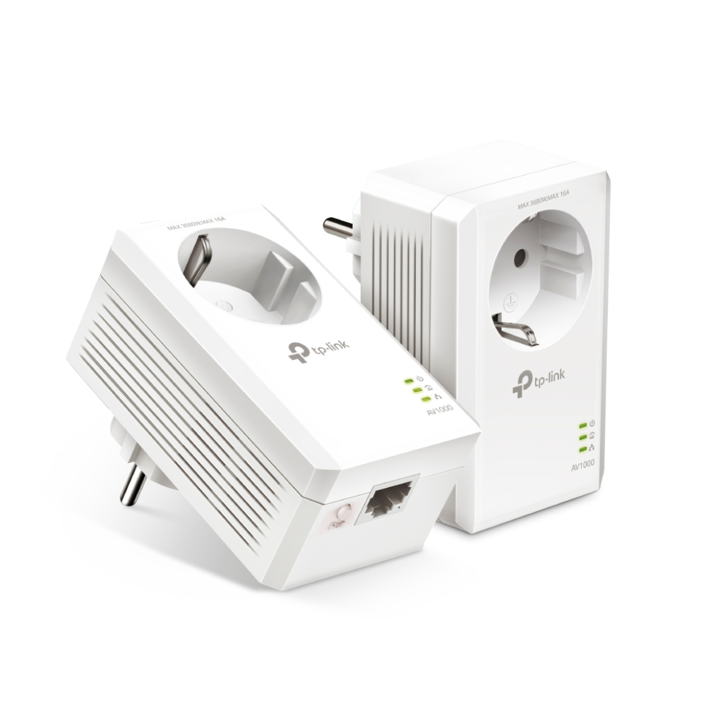 TP Link TL PA7019P Powerline Adapter Kit 1000 Mbps Gigabit Ethernet Powerline Inkl 2 Adapter