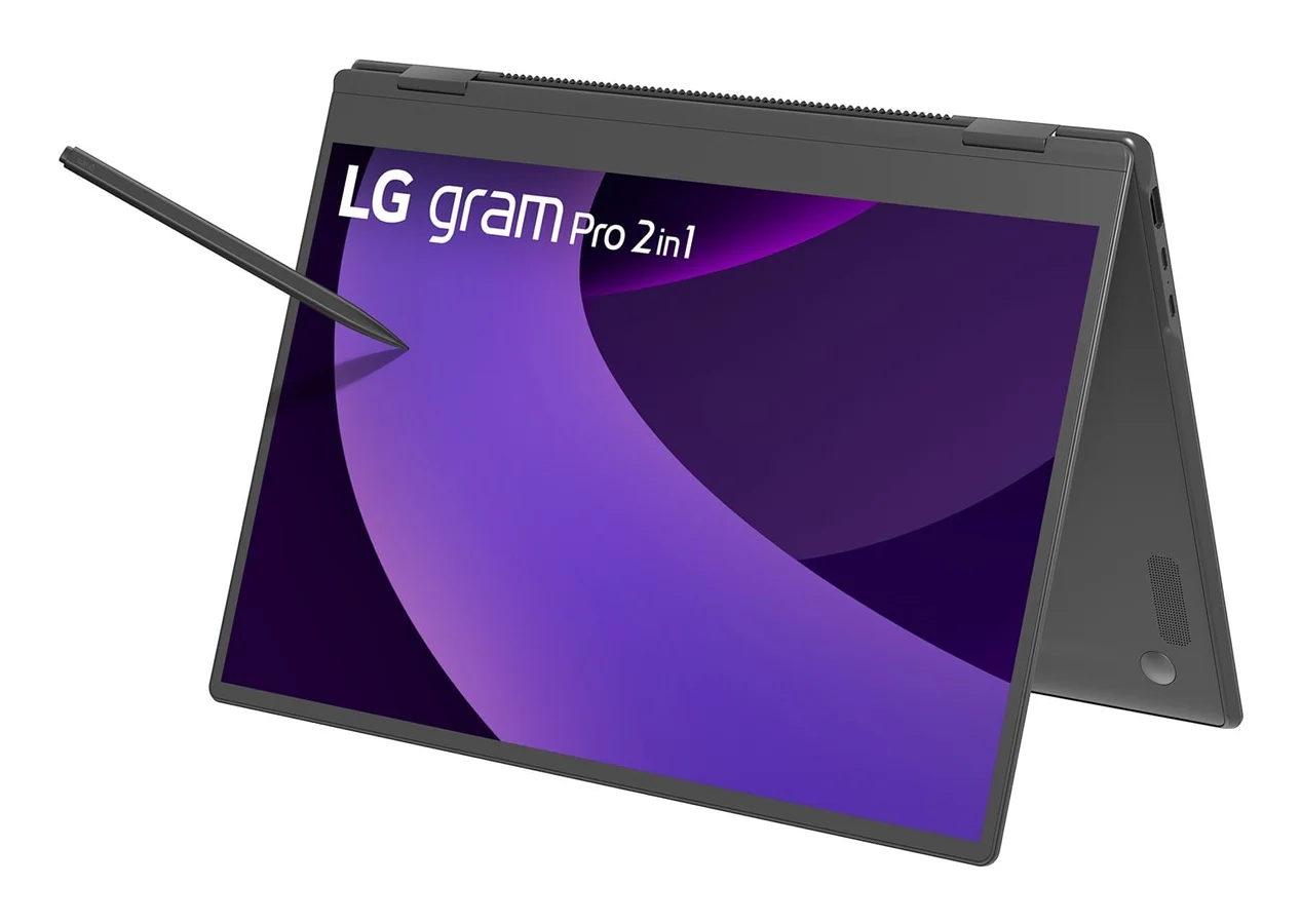 LG Gram Pro 16TB90TP Intel Core Ultra 7 255H Hybrid  2 in 1  40 6 cm  16   Touchscreen WQXGA  16 GB LPDDR5x SDRAM 1 TB SSD Wi Fi 7  802 11be  Windows 11 Pro Deutsch Schwarz Notebooks & E-Book Reader