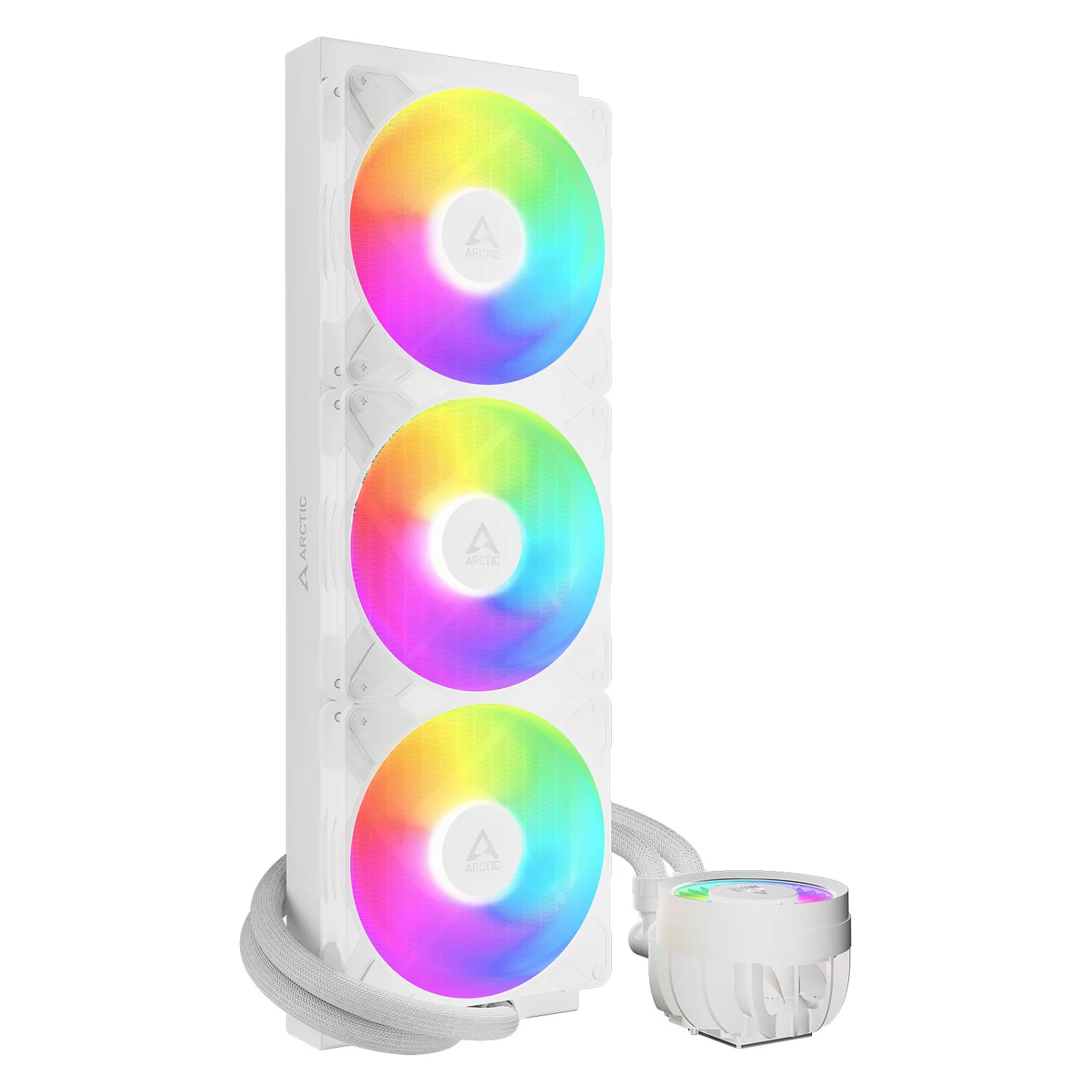 ARCTIC Liquid Freezer III Pro 420 A RGB  White    Multikompatibler All in One CPU Wasserkuehler mit A RGB PC-Zubehoer