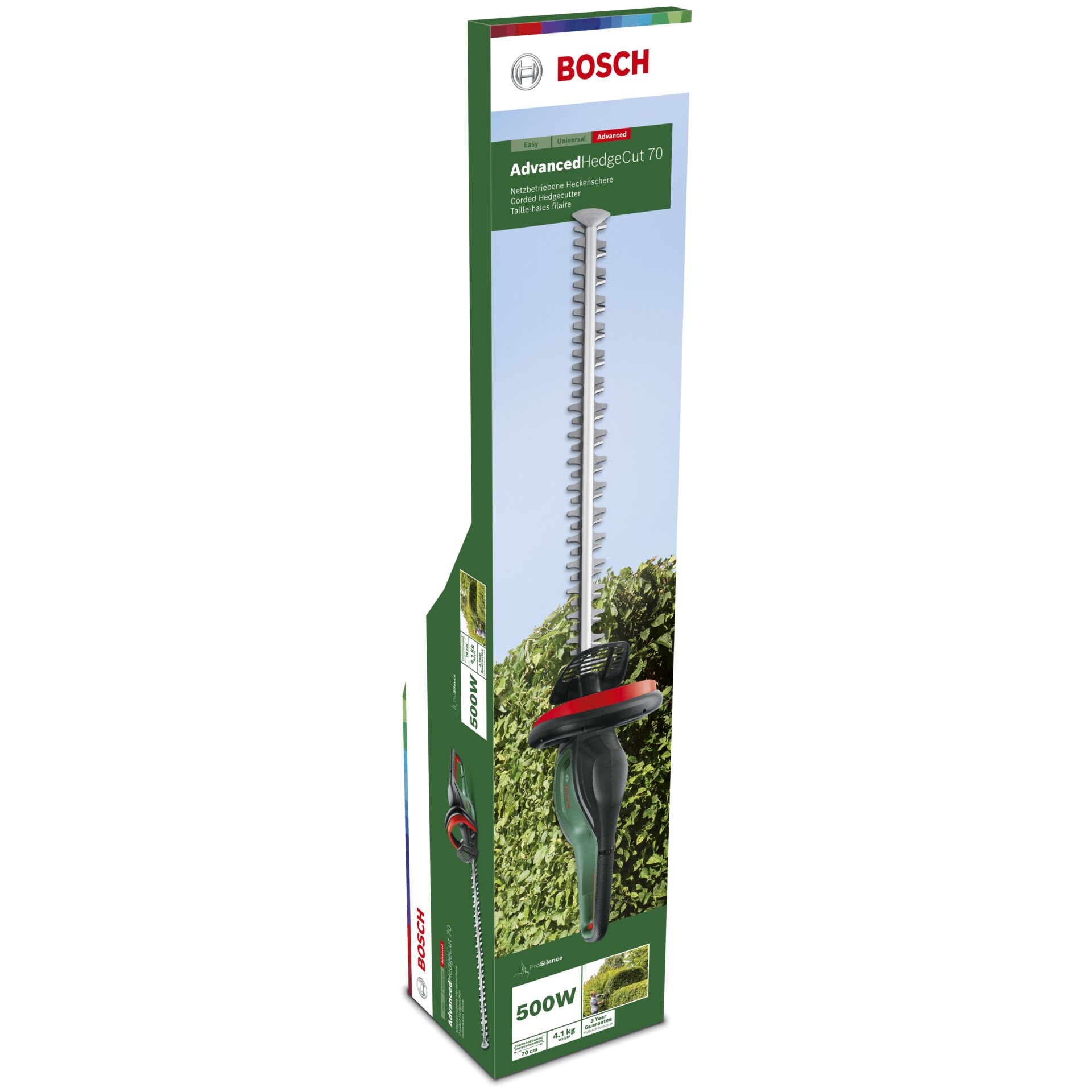 Bosch 0 600 8C0 903 Einzelne Klinge 500 W 4 1 kg Gartenmaschinen