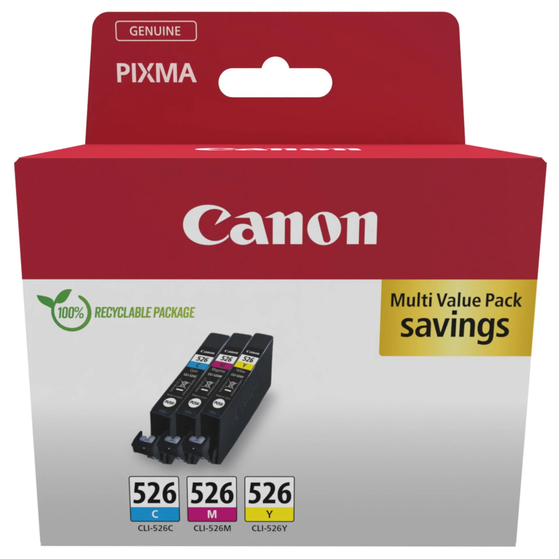 Canon Tinte CLI 526 4541B018 3er Multipack  CMY  Drucker & Scanner
