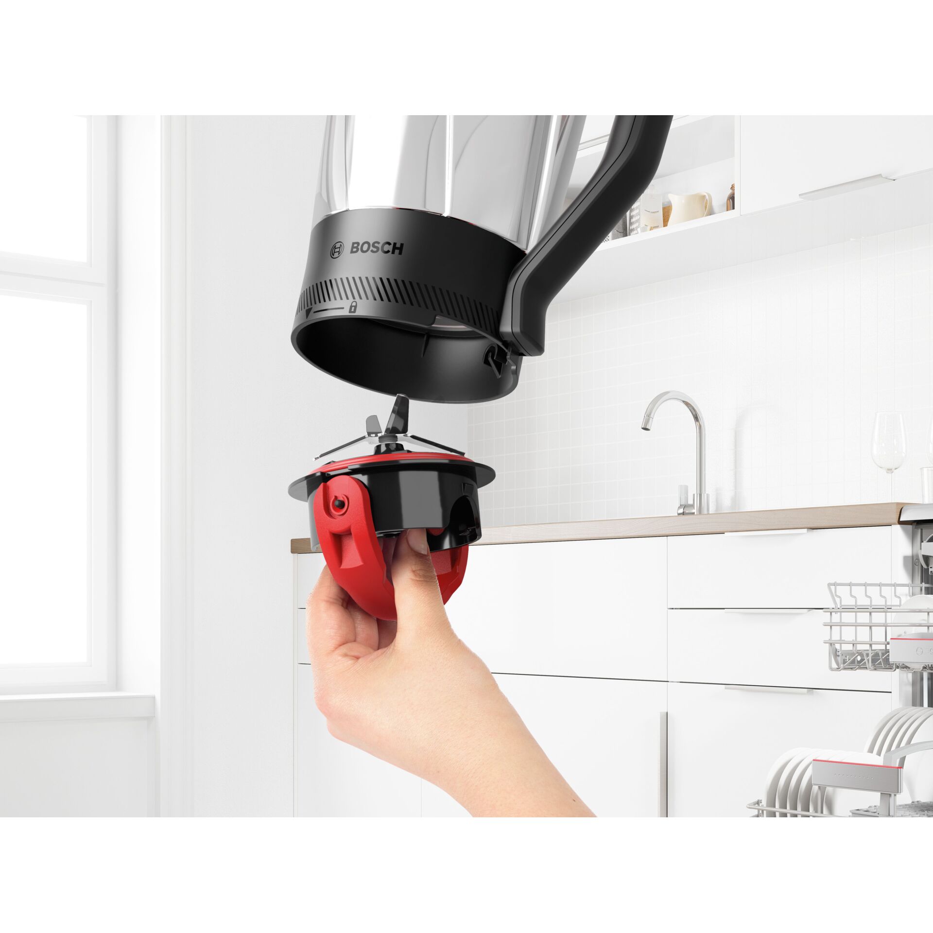 Bosch MUZS6MX Mixer Zubehoer Befestigungsset Kuechenmaschinen
