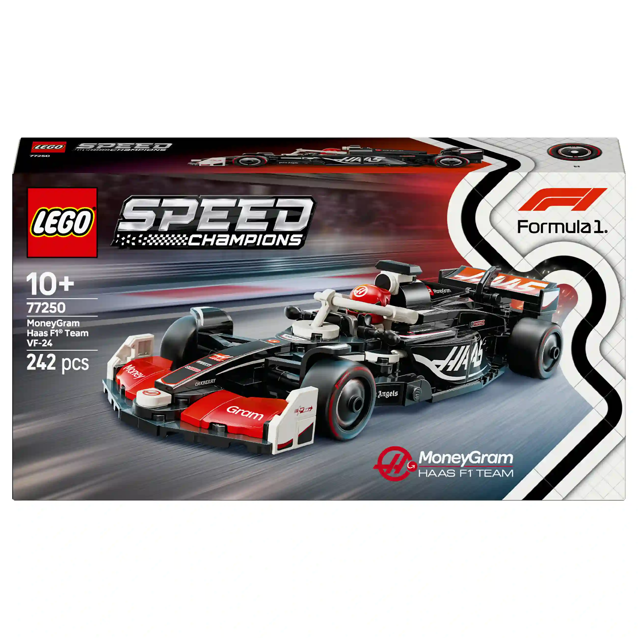 LEGO Speed Champions MoneyGram Haas F1 Team VF 24 Rennauto 77250 Spielwaren