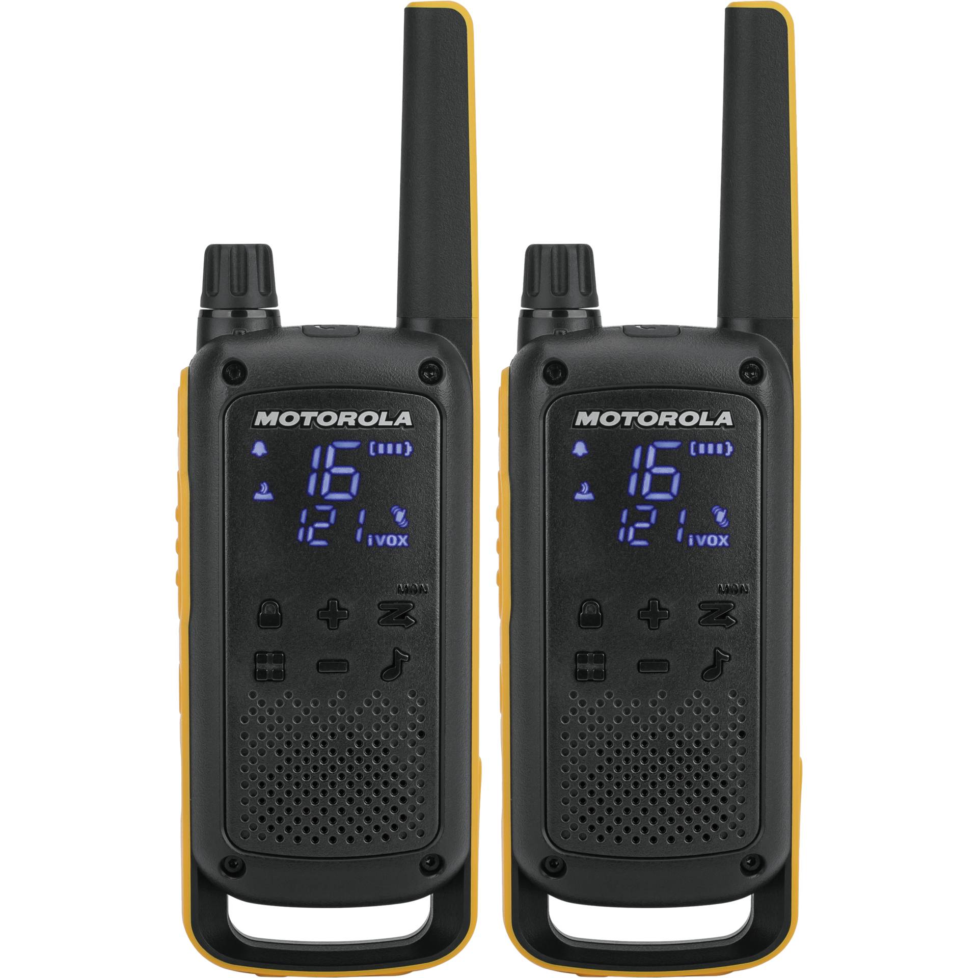 Motorola Talkabout T82 Extreme Twin Pack Funksprechgeraet 16 Kanaele Schwarz  Orange PC-Zubehoer