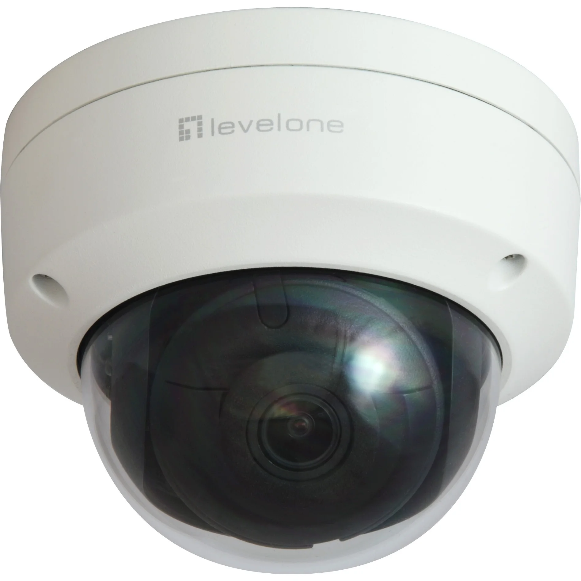 LevelOne GEMINI Fixed Dome IP Netzwerkkamera 6 Megapixel H 265 802 3af PoE Innen Aussenbereich