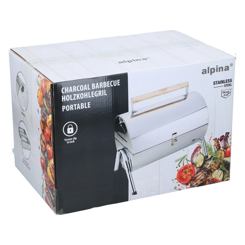 ALPINA Tragbarer Holzkohlgrill Grills