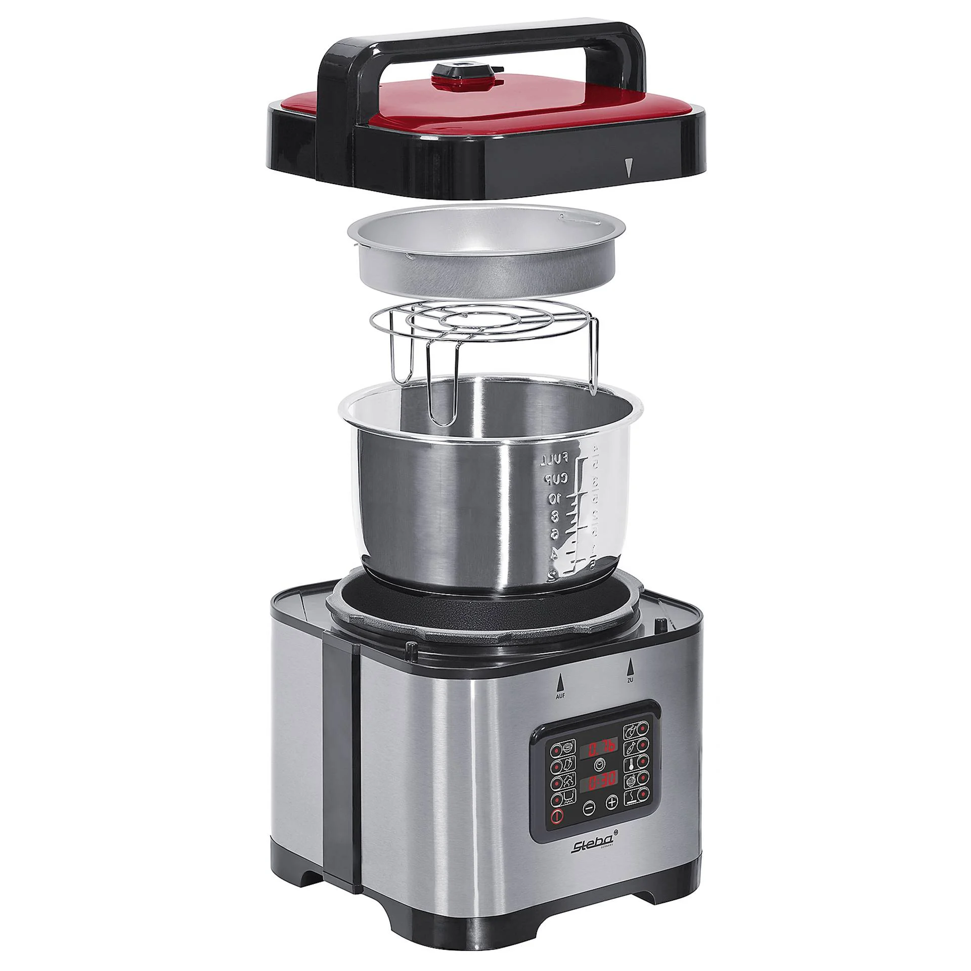 Steba DD 1 ECO Schnellkocher   Dampfdruck Garer Speisenzubereitung