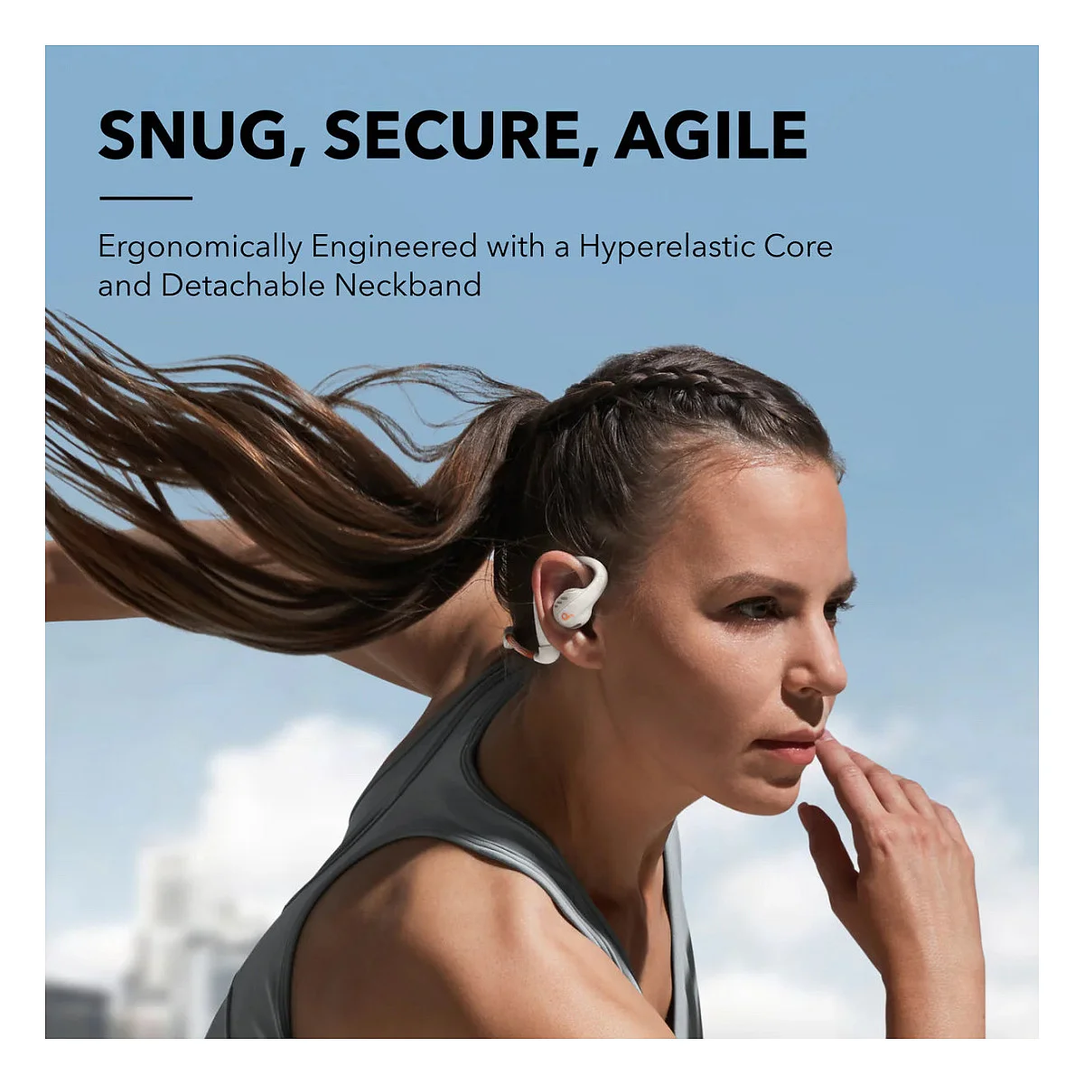 Anker Soundcore AeroFit Pro true wireless in Ear Headphones white Over-Ear