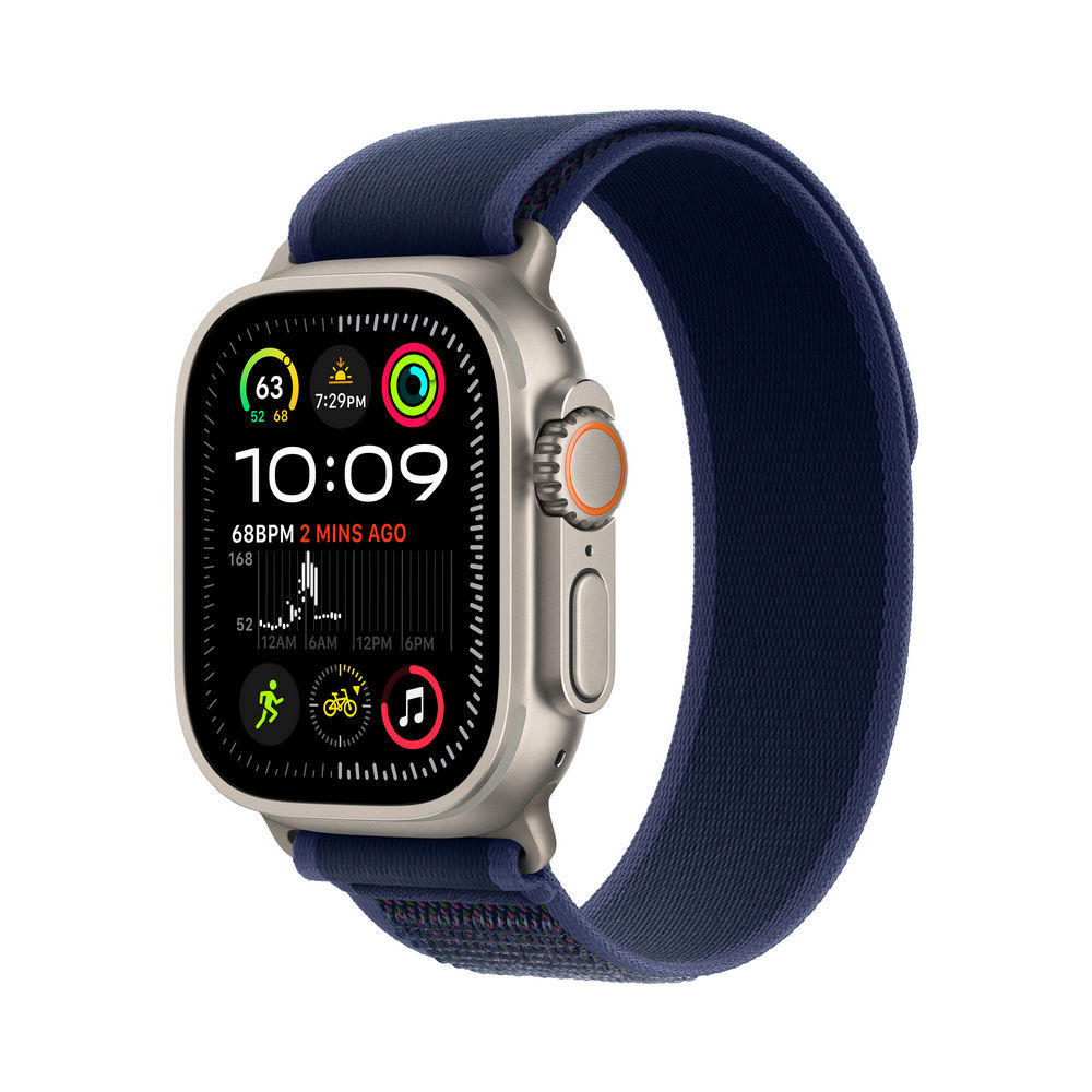 Apple Watch Ultra 2  Titan  49mm  GPS Cellular  Natur Trail Loop Blau  S M Smartwatches & Fitnesstracker