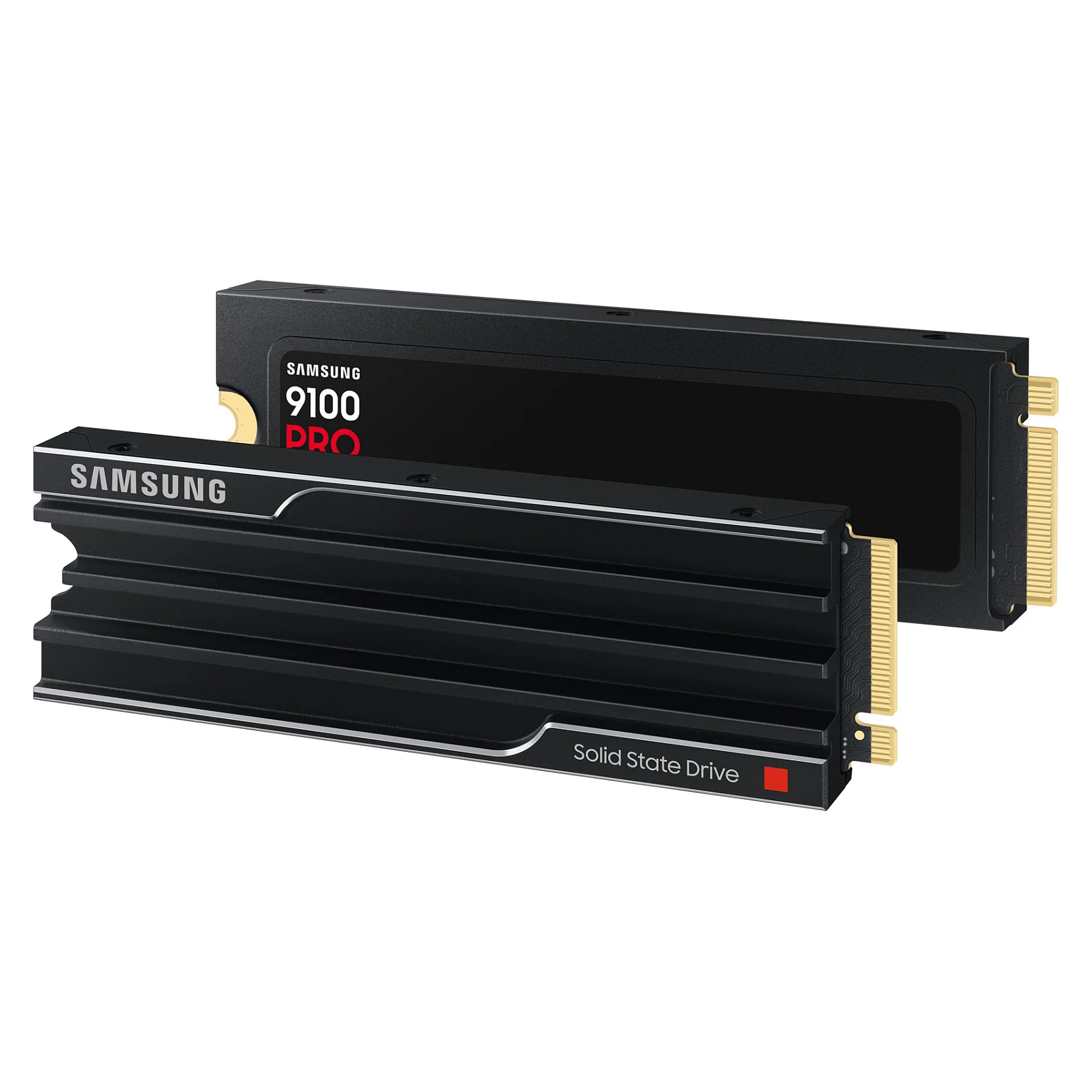 Samsung 9100 PRO Heatsink PCIe  5 0 NVMe  M 2 SSD   4 TB Speichermedien