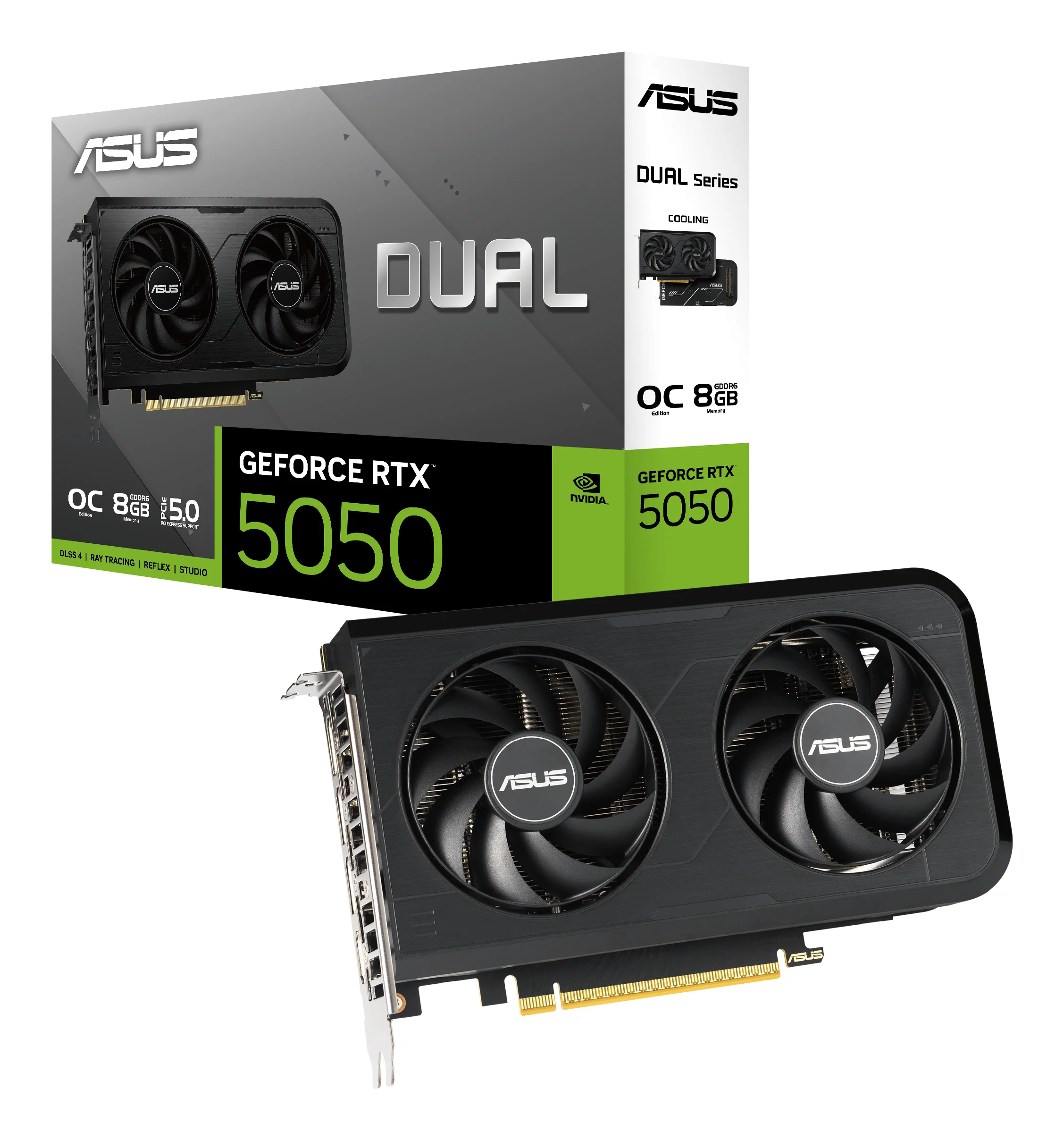 ASUS Dual  RTX5050 O8G NVIDIA GeForce RTX 5050 8 GB GDDR6 PC-Zubehoer