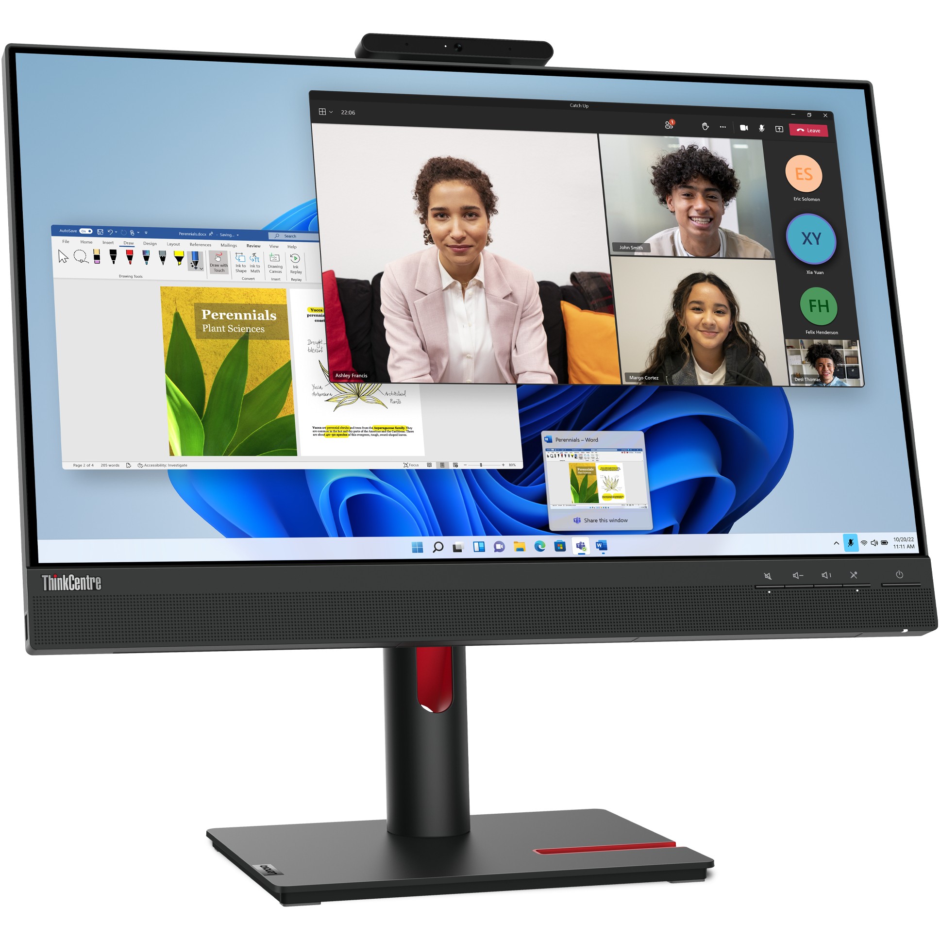 Lenovo 60 5cm 23 8Zoll  1920x1080  ThinkCentre Tiny in One 24 Gen 5 16 9 FHD IPS Touch 60Hz 4ms HDMI DP Speaker Black Monitore