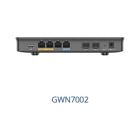 Grandstream GWN7002 Multi WAN Gigabit VPN Router mit integrierten Firewalls