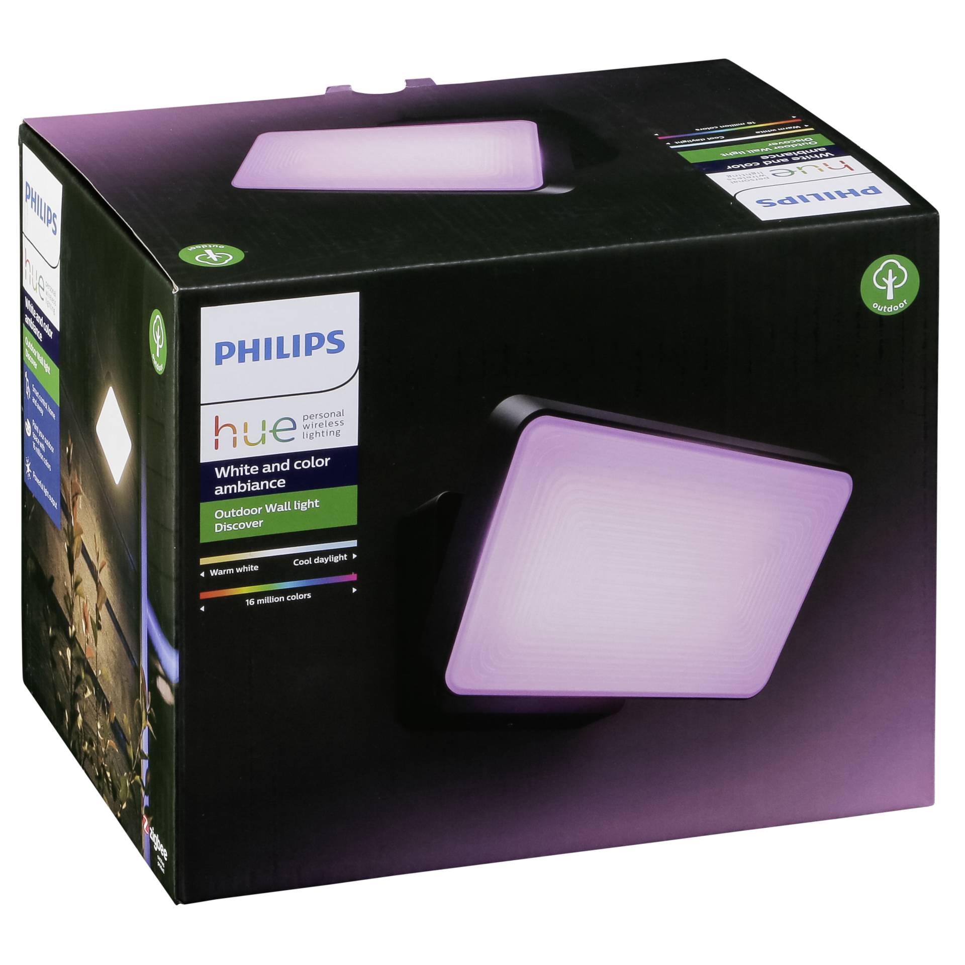 Philips Hue Discover LED Flutlicht schwarz Leuchtmittel & Lampen