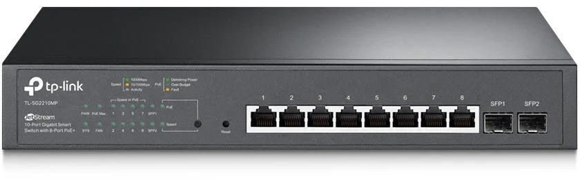 TP Link 8p 2  omada sg2210mp m rm poe  Netzwerk