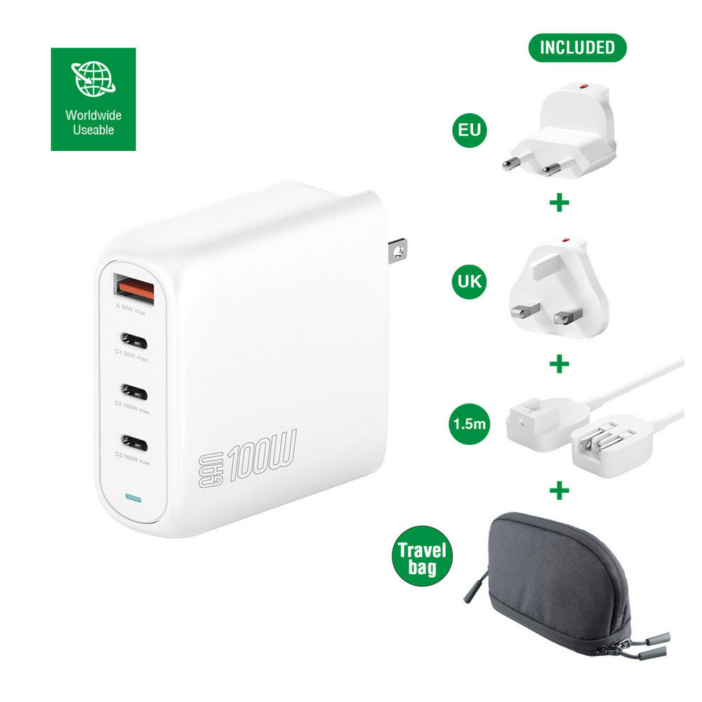 4SMARTS Netzladegeraet GaN Flex Pro 100W Akkus Powerbanks & Kabel
