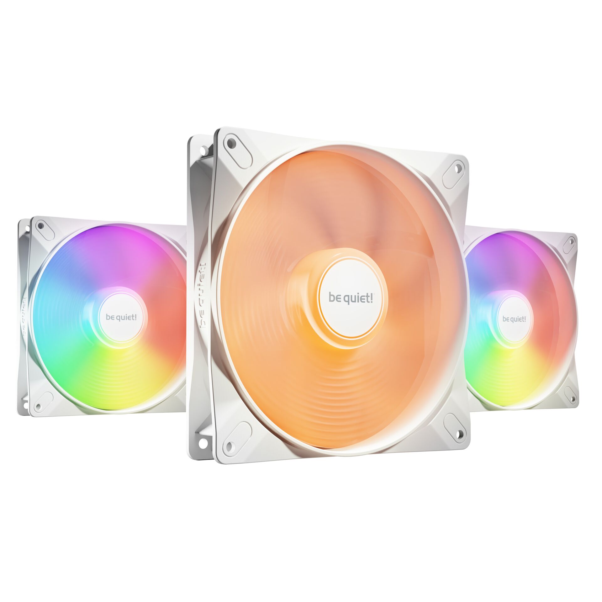 be quiet  LIGHT WINGS LX 140mm PWM 3 Pack White Computergehaeuse Ventilator 14 cm Weiss 3 Stueck e  PC-Komponenten