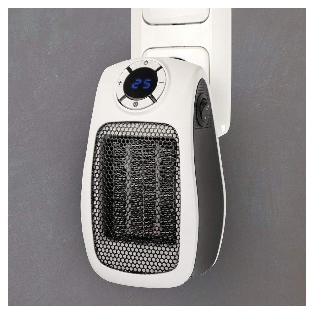 KORONA Steckdosen Heizluefter 60010  weiss schwarz Kuechenkleingeraete