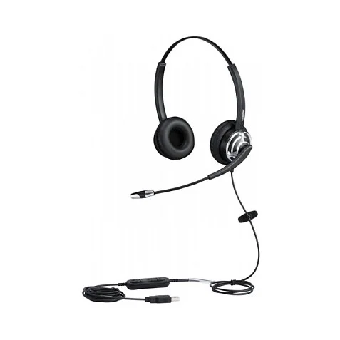 Plusonic USB Headset 8 2MS binaural  NC  Wideband Over-Ear