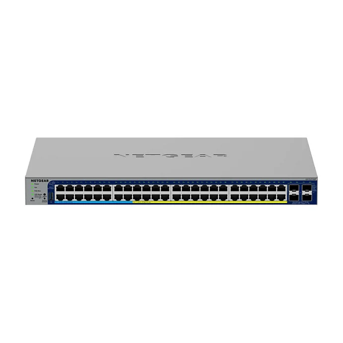 NETGEAR GS752TXUP Managed Gigabit Ethernet  10 100 1000  Power over Ethernet  PoE  1U Grau Switches