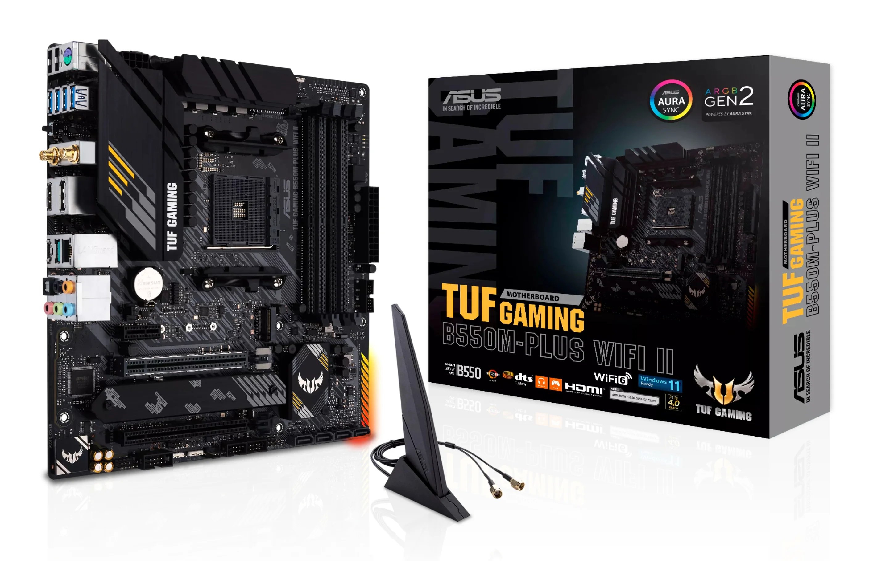 ASUS MB TUF GAMING B550M PLUS  WI FI II   AMD AM4 DDR4 ATX  PC-Zubehoer