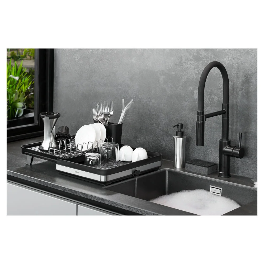 Gefu Abtropfgestell Smartline  schwarz silber Kueche