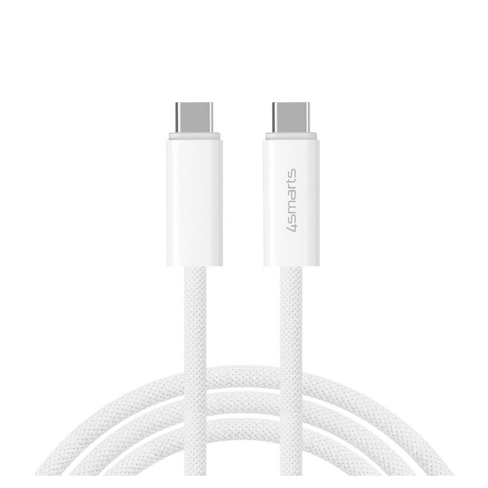 4SMARTS USB C Kabel PremiumCord 240W 1 5m  weiss PC-Zubehoer